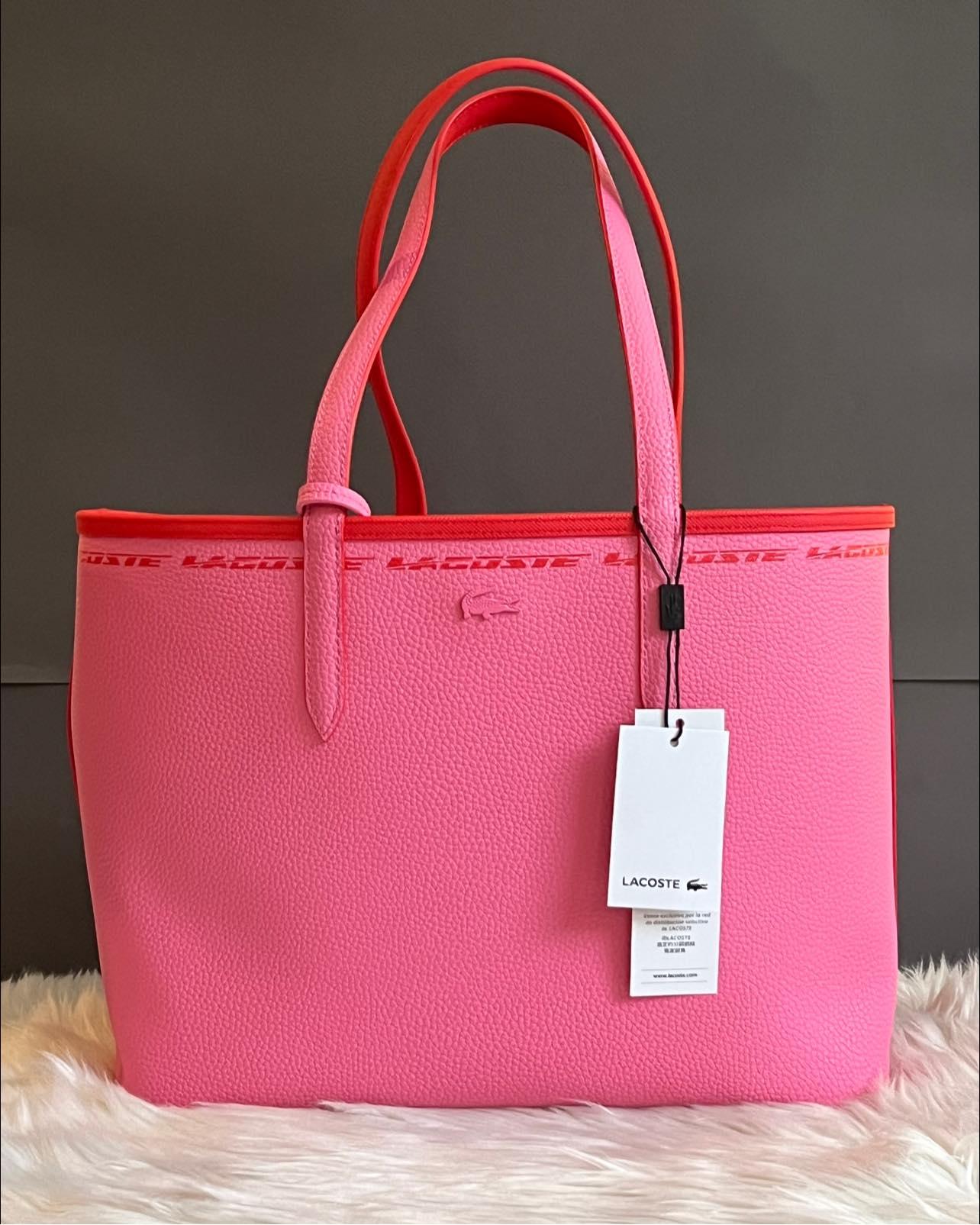 Lacoste Women’s Anna Reversible Tote with Pouch