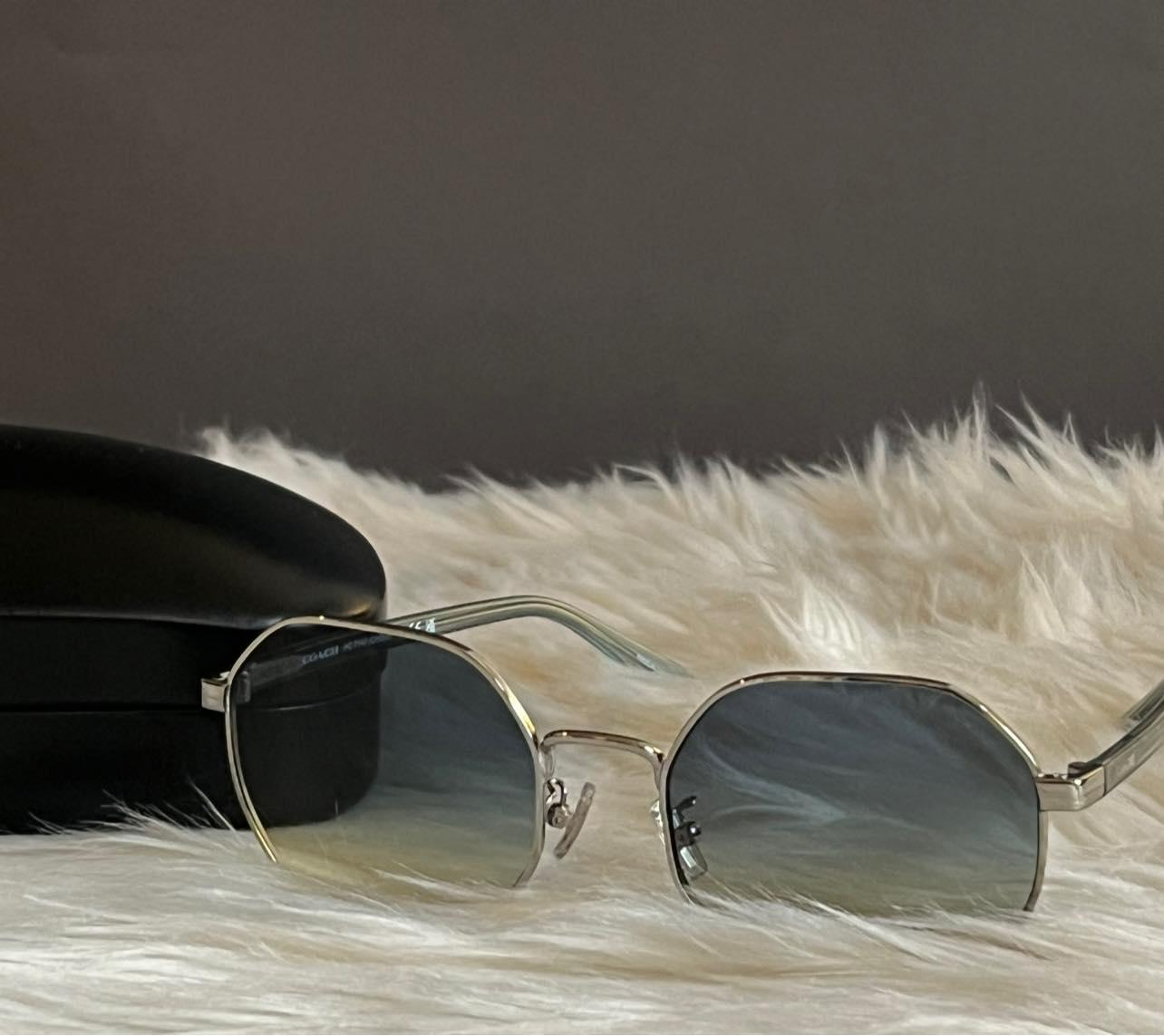 Coach Metal Hexagon Sunglasses