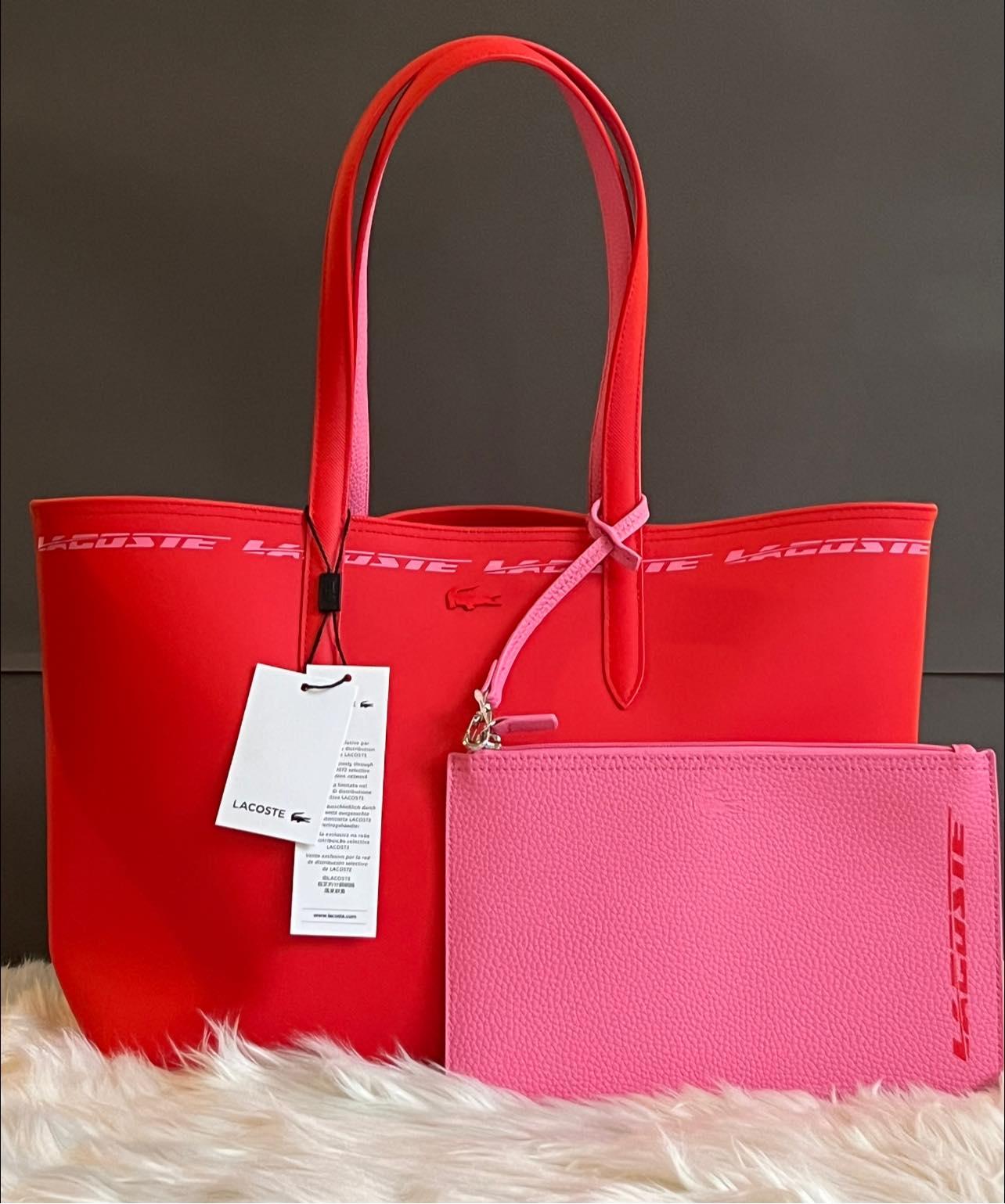 Lacoste Women’s Anna Reversible Tote with Pouch