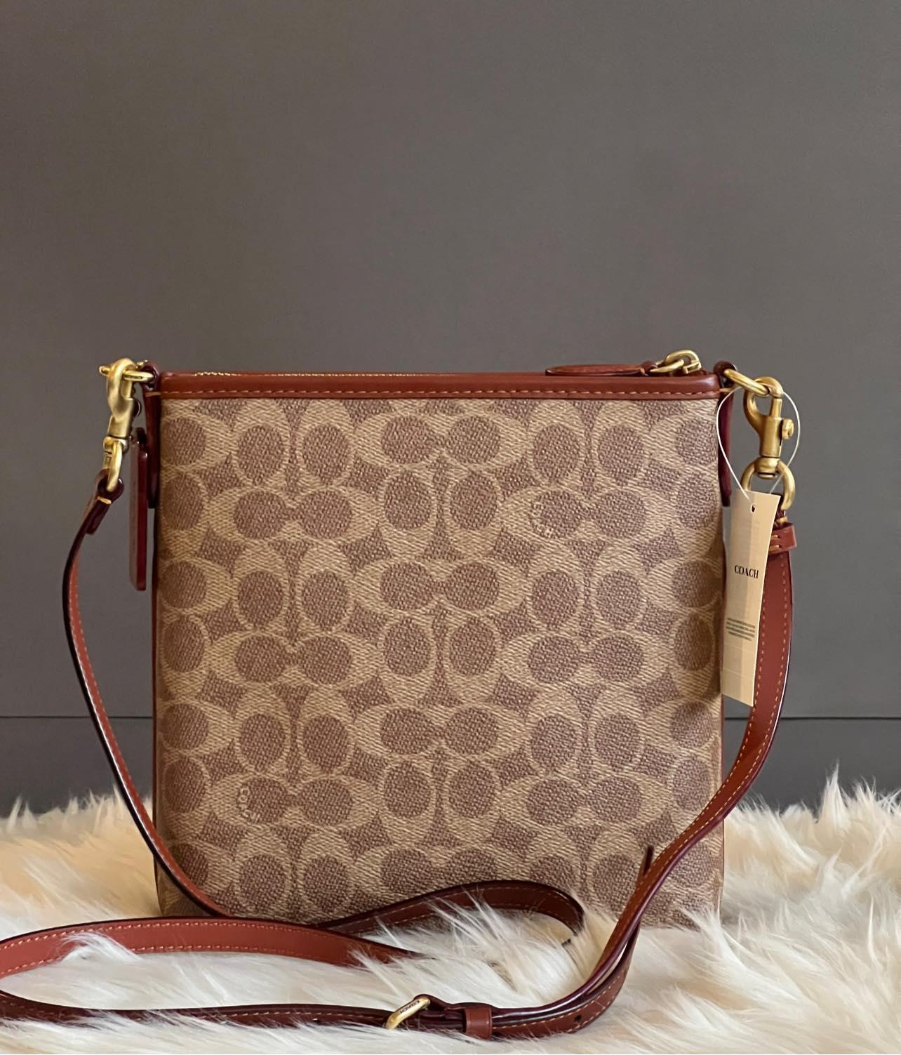 Coach Kitt Messenger Crossbody in Colorblock Signature Canvas
