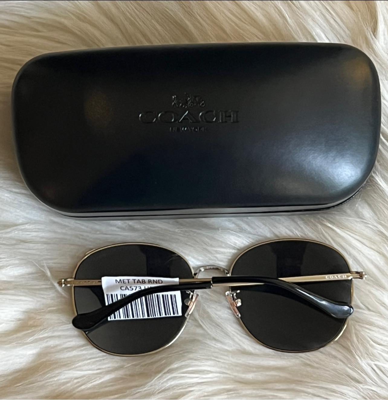 Coach Metal Round Sunglasses
