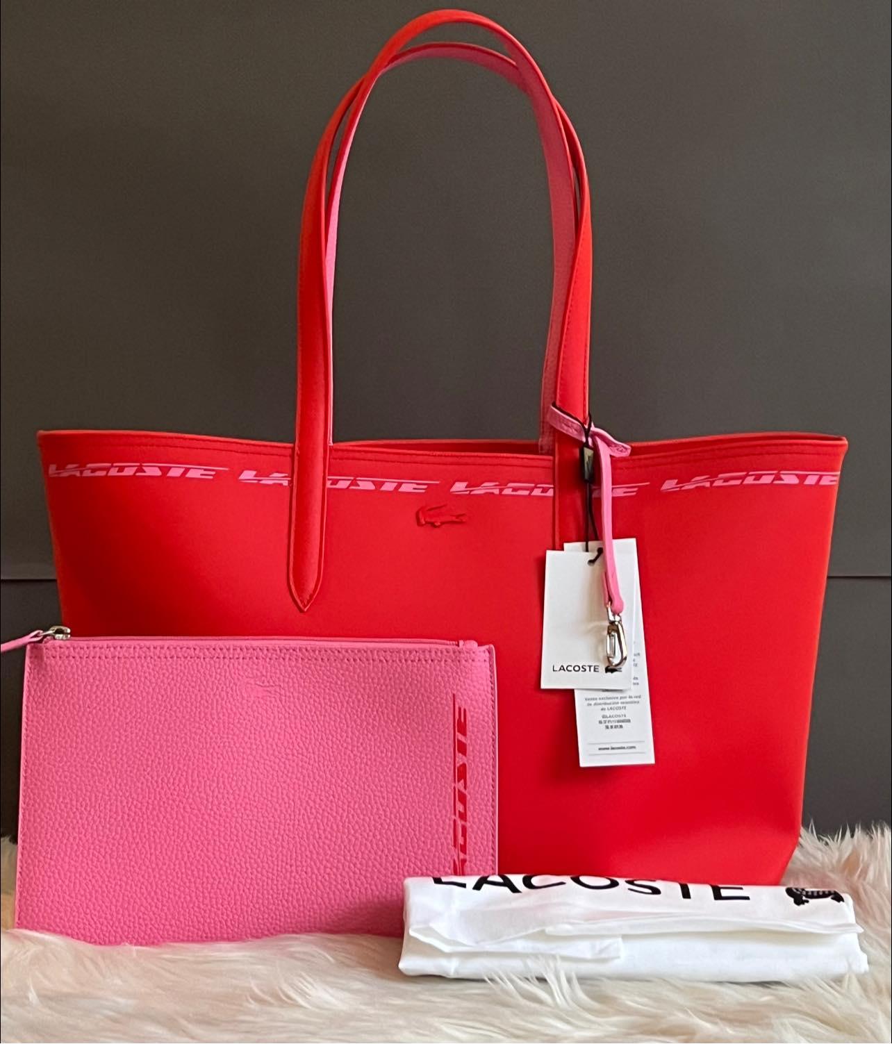 Lacoste Women’s Anna Reversible Tote with Pouch