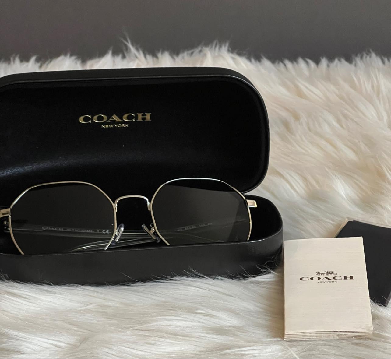 Coach Metal Hexagon Sunglasses