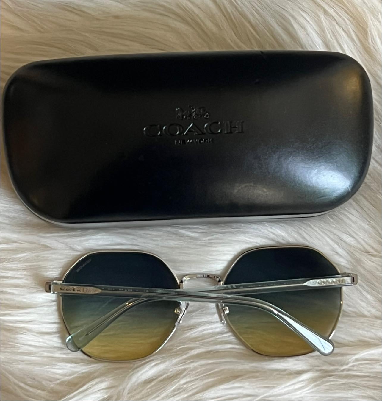 Coach Metal Hexagon Sunglasses