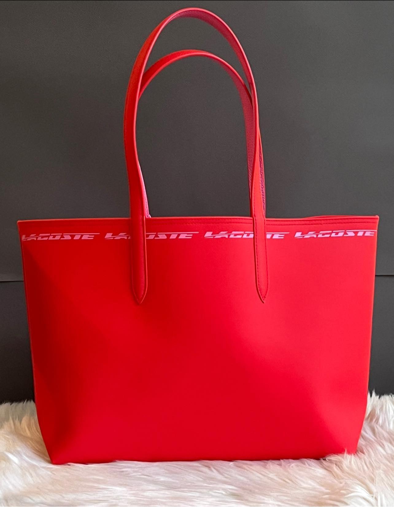 Lacoste Women’s Anna Reversible Tote with Pouch
