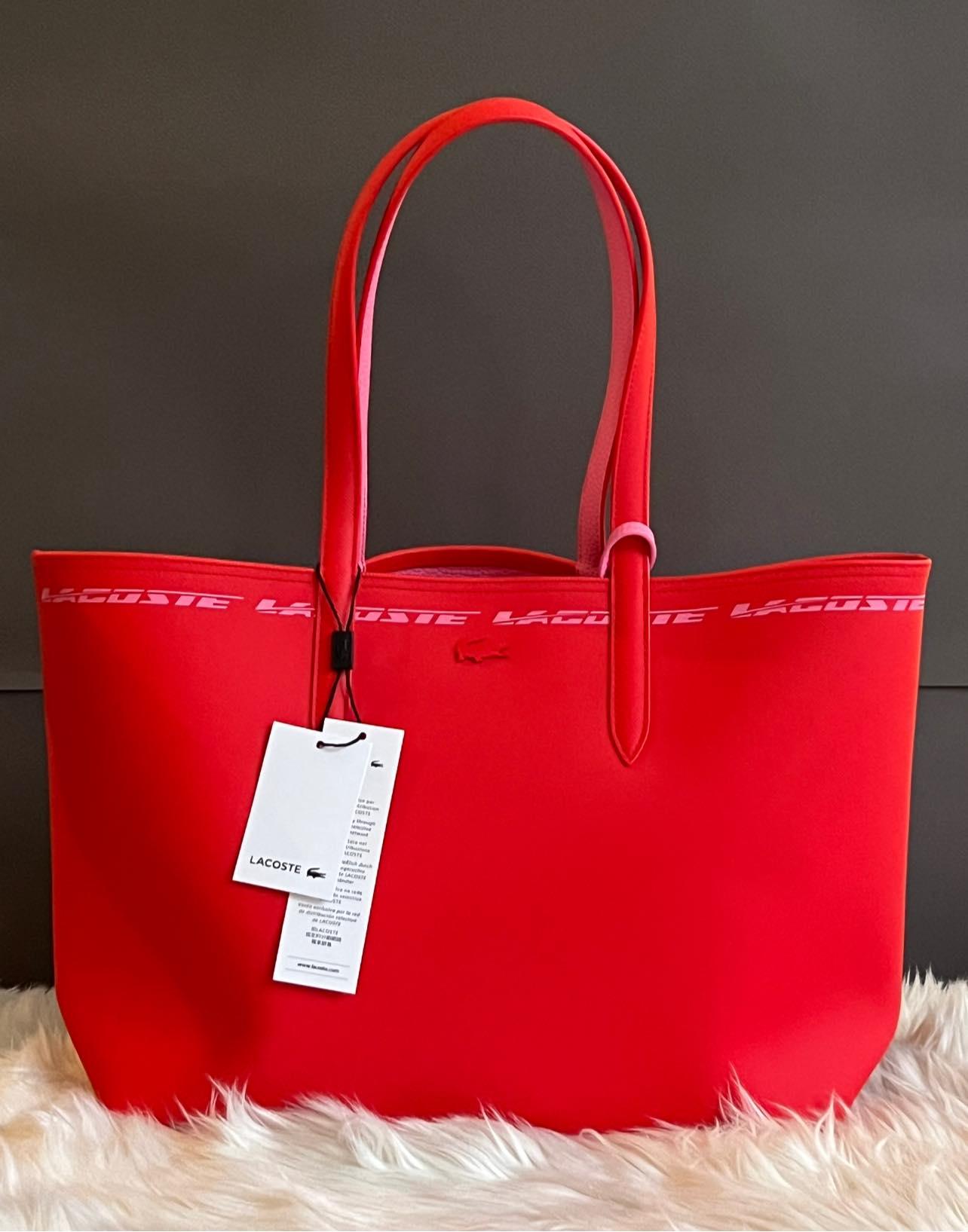 Lacoste Women’s Anna Reversible Tote with Pouch