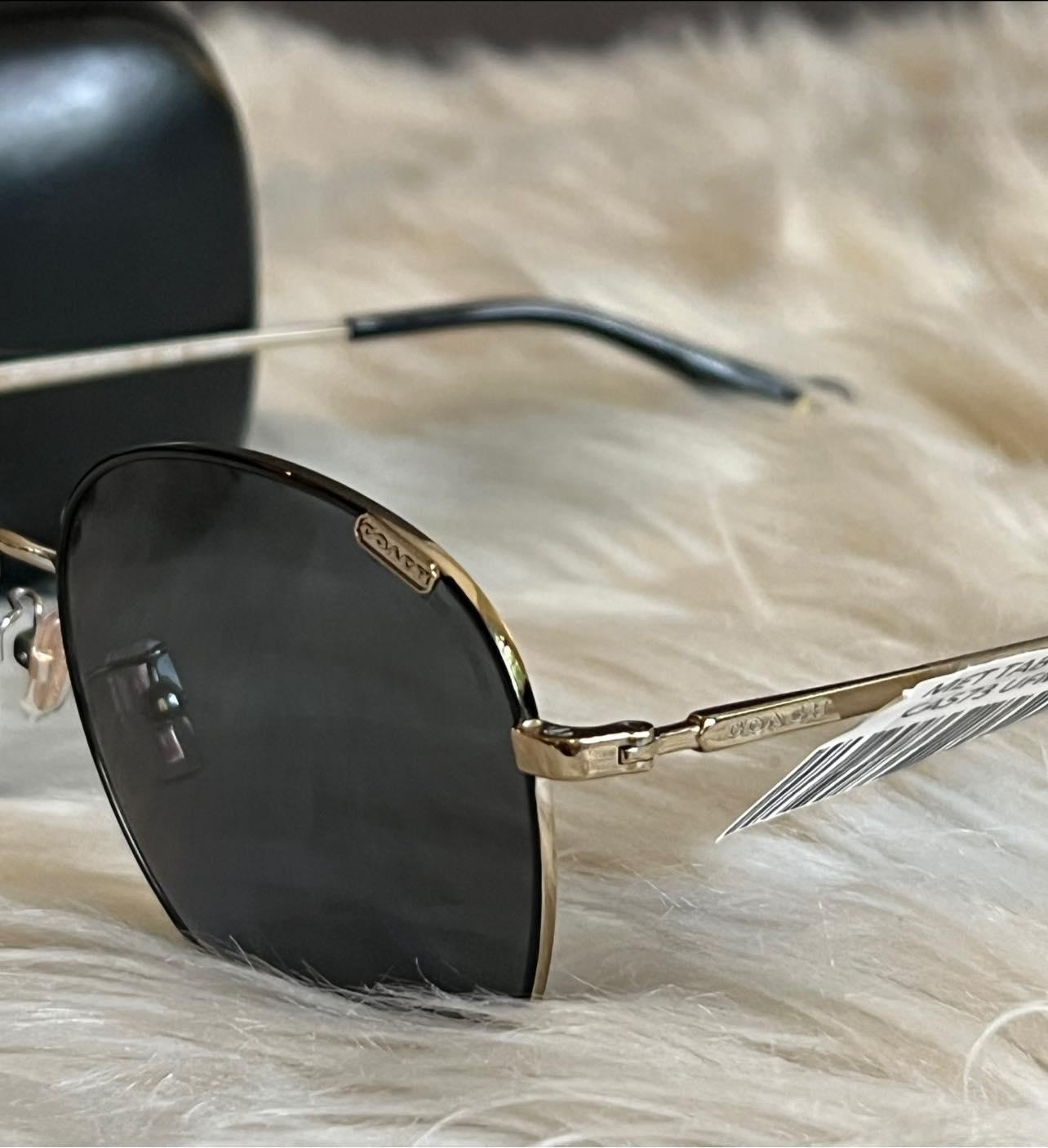 Coach Metal Round Sunglasses