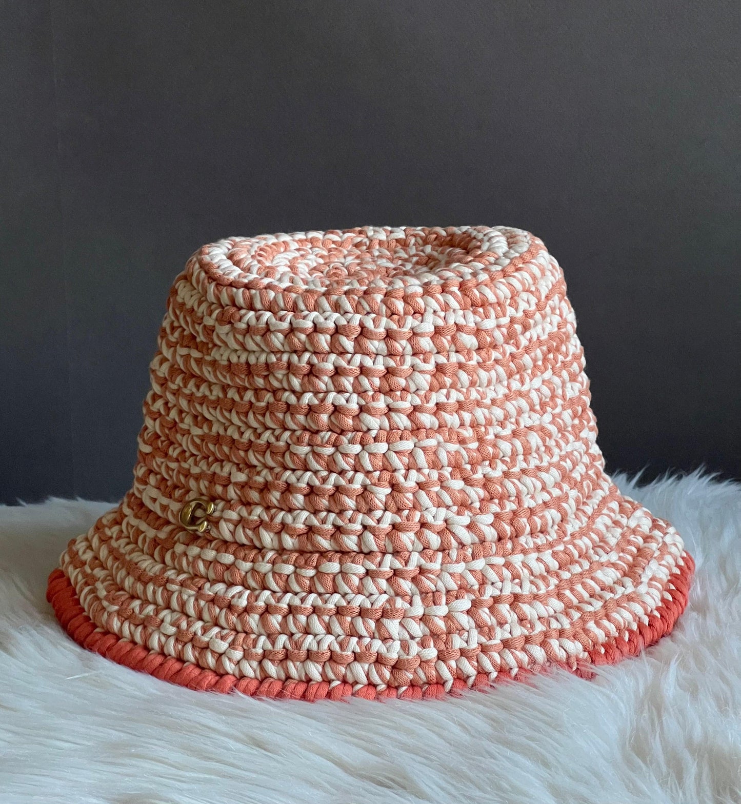 Coach Crochet Bucket Hat