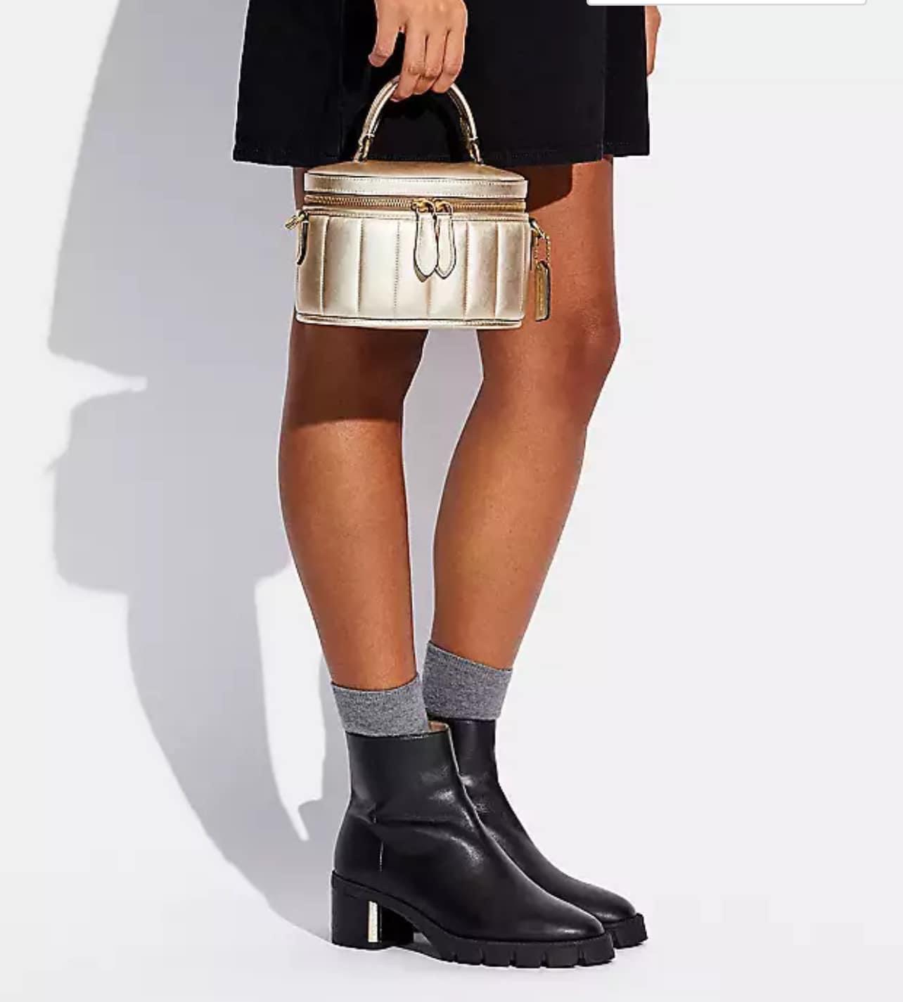 Coach Trail Bag with Quilting