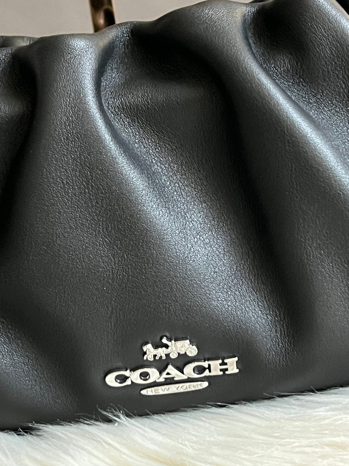 Coach Faye Shoulder Bag with Ruching