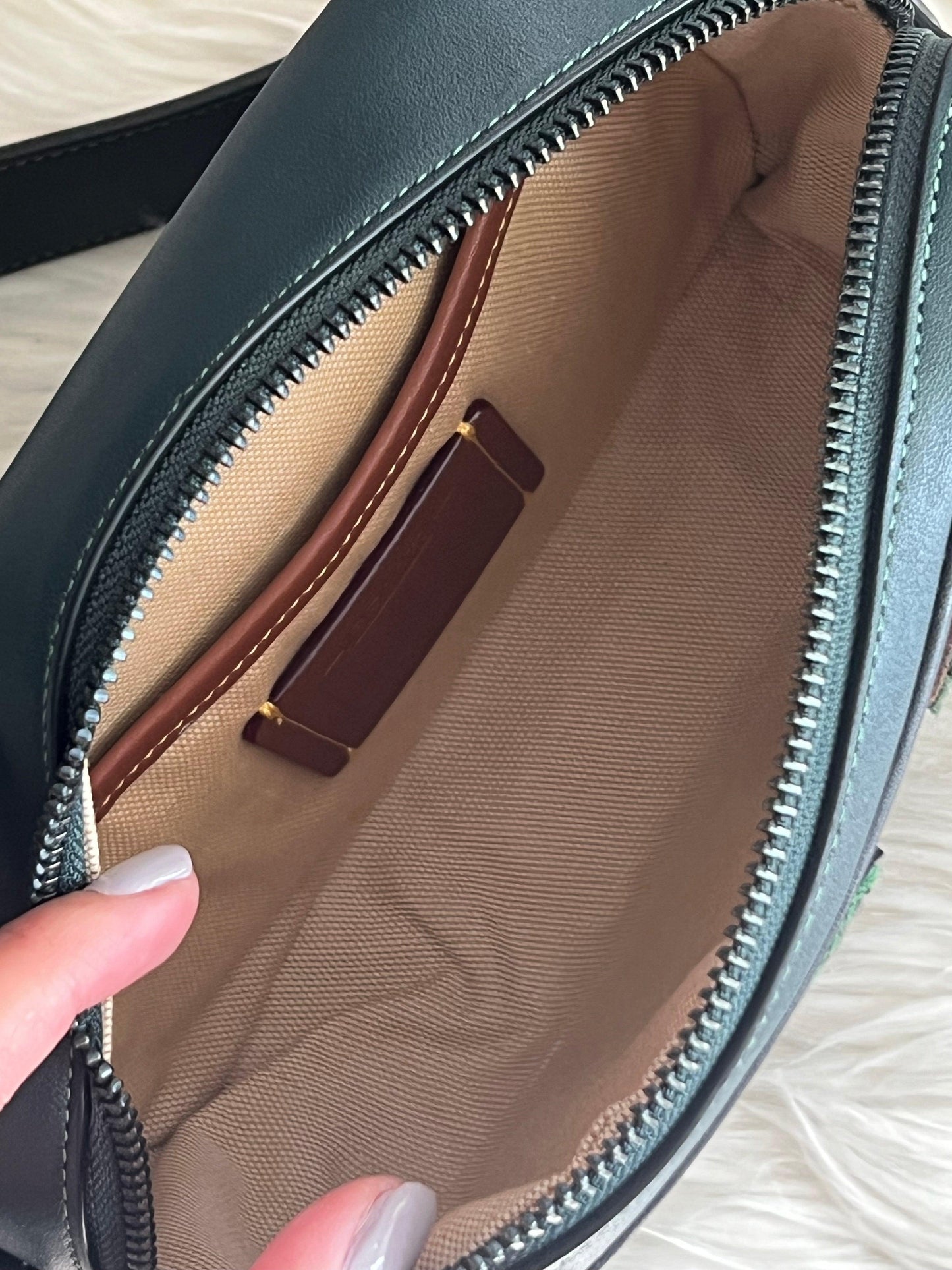 Coach Flight Bag 19 with Varsity Patches