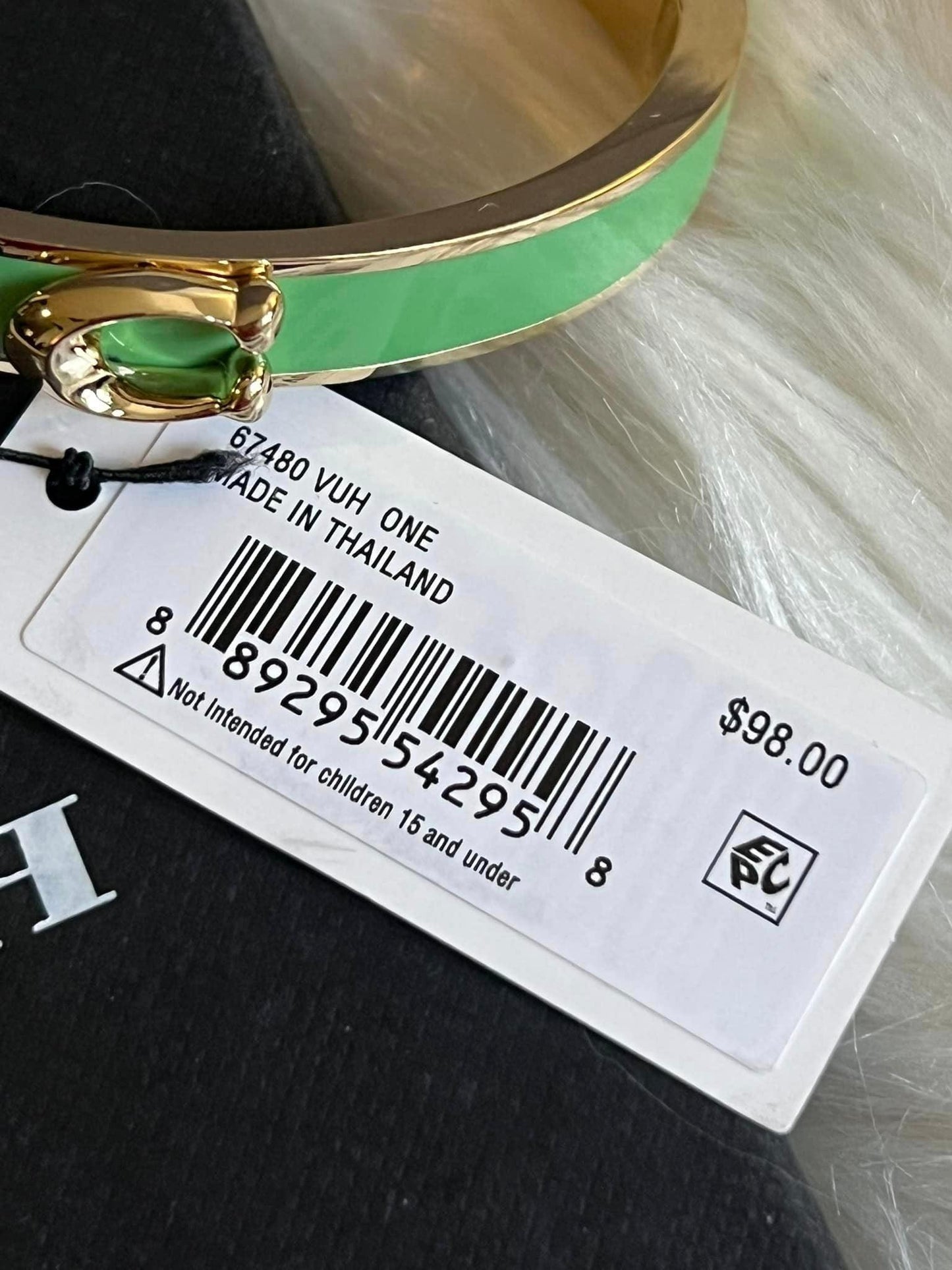 Coach Signature Push Hinged Bangle