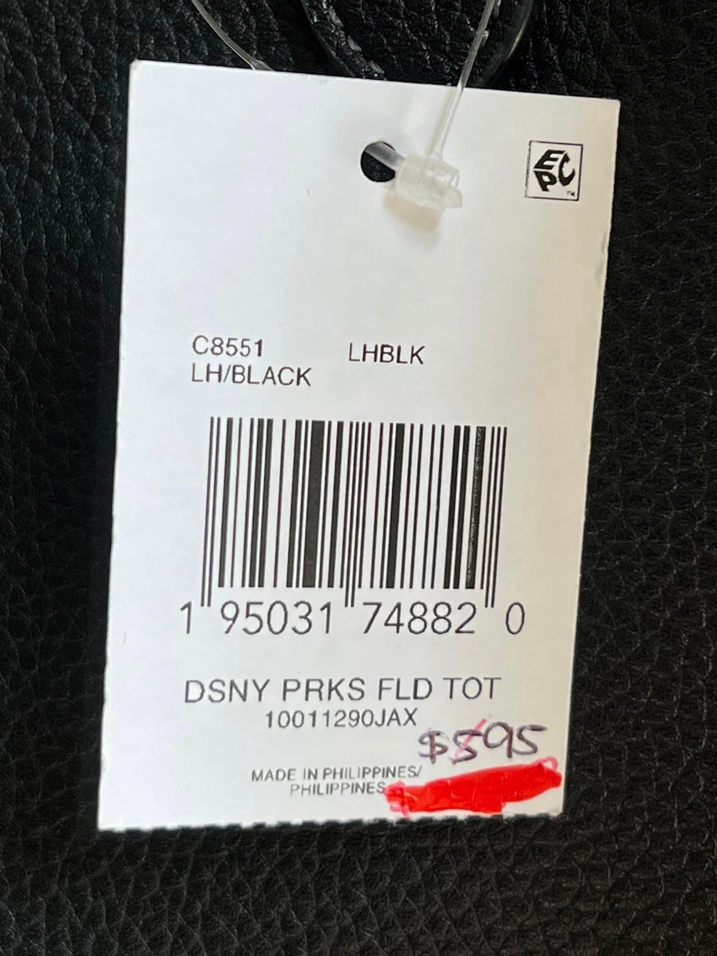 Disney X Coach Field Tote with Walt Disney World Motif