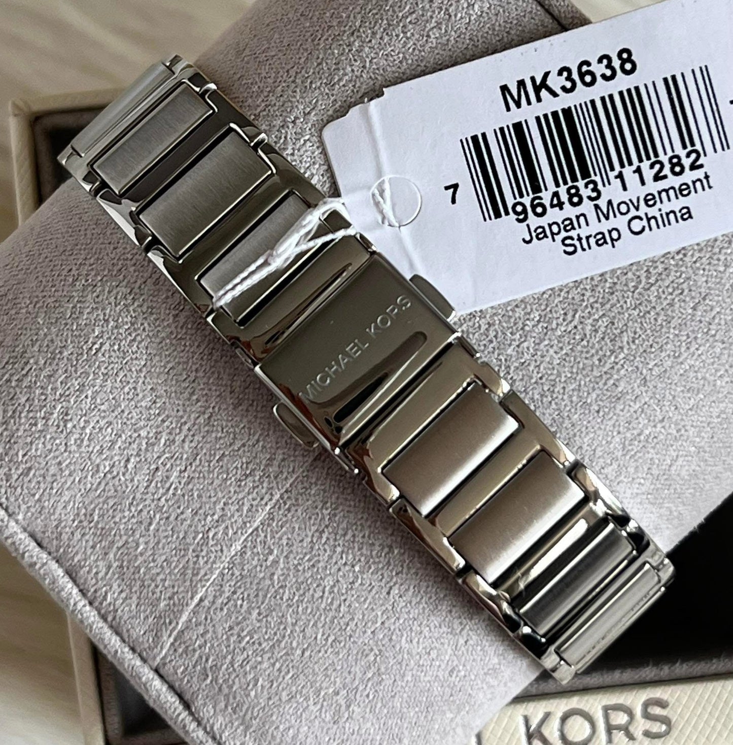 Michael Kors Women's Portia Crystallized Silver-Tone Watch