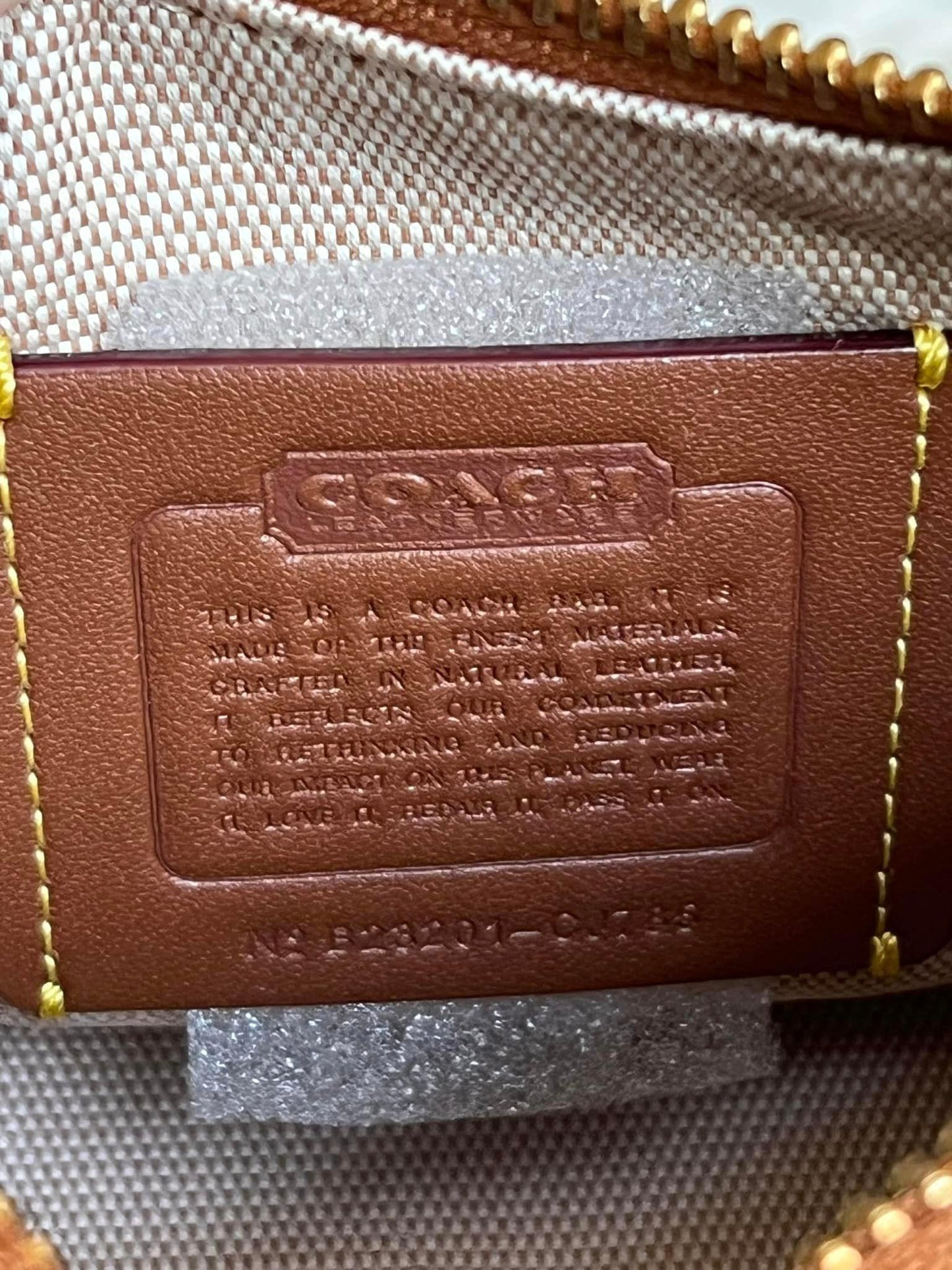Coach Swinger 20 with Rainbow Crochet