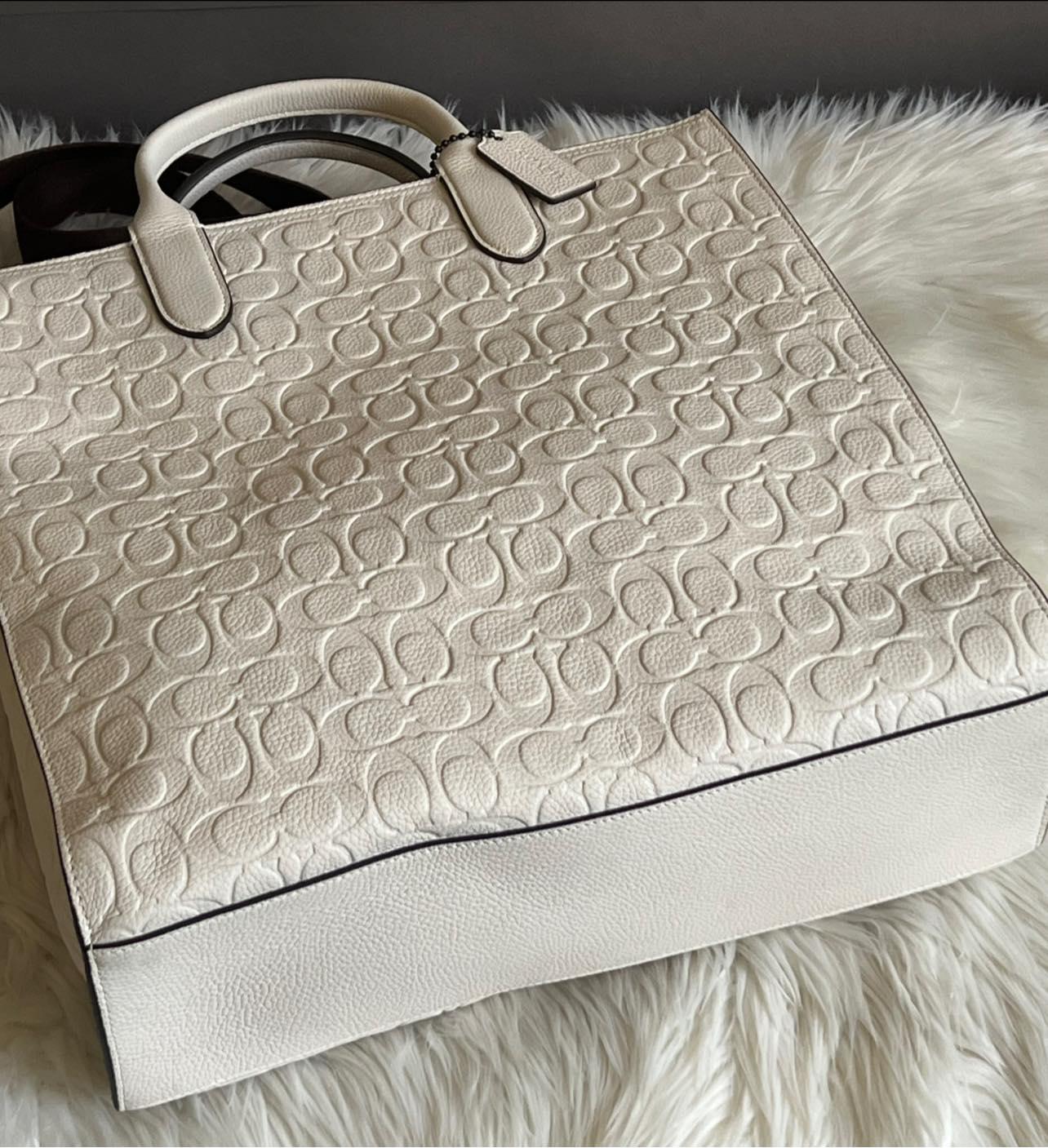 Coach Gotham Tall Tote in Signature Leather