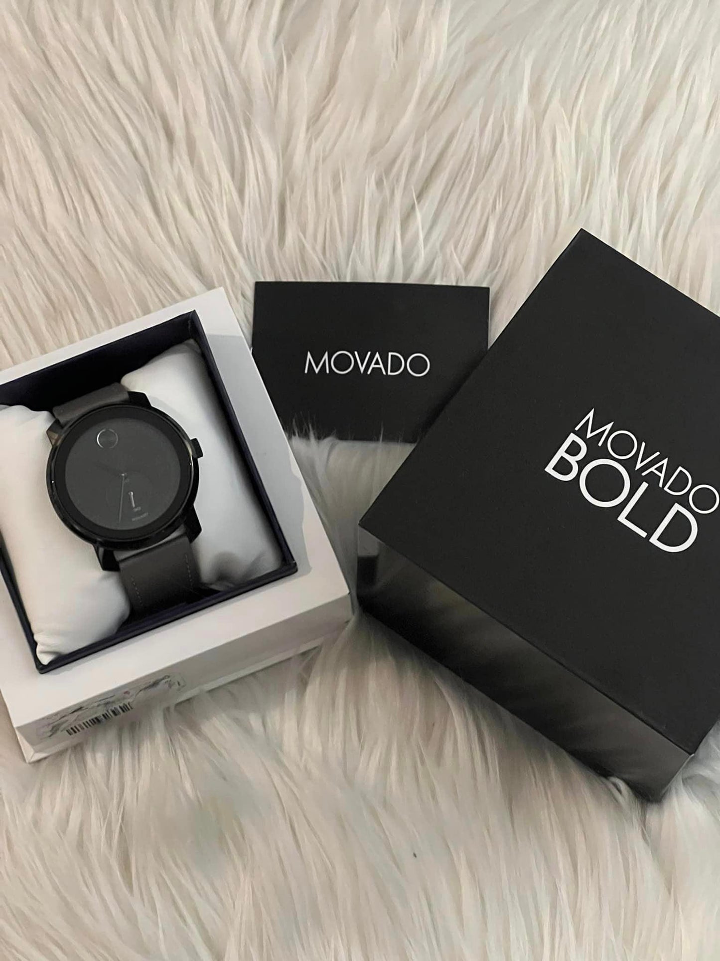 Movado Bold Quartz Black Dial Men’s Watch