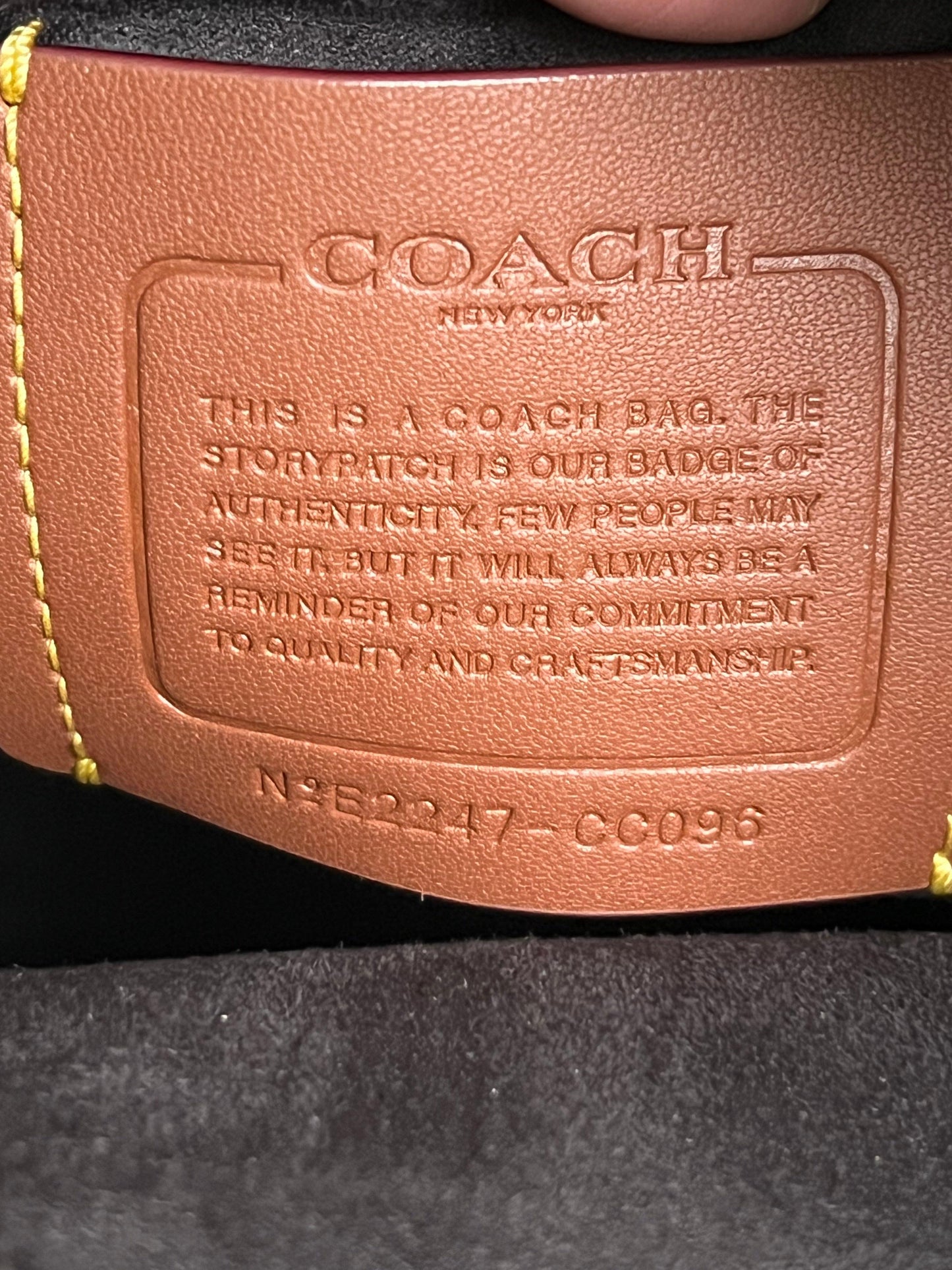 Coach Gotham Tall Tote 24 in Signature Canvas