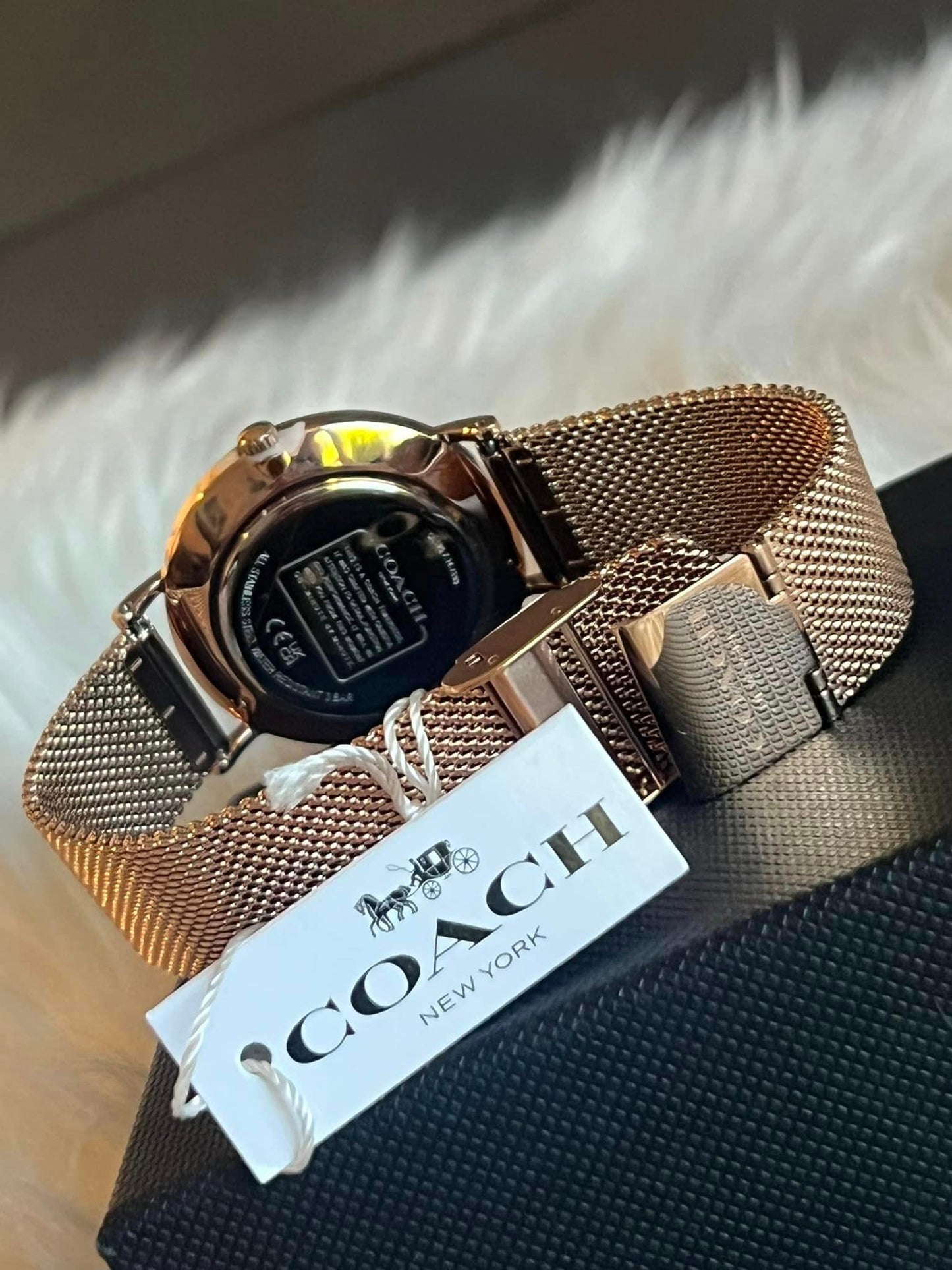 Coach Perry Silver Dial Rose Gold Women’s Watch
