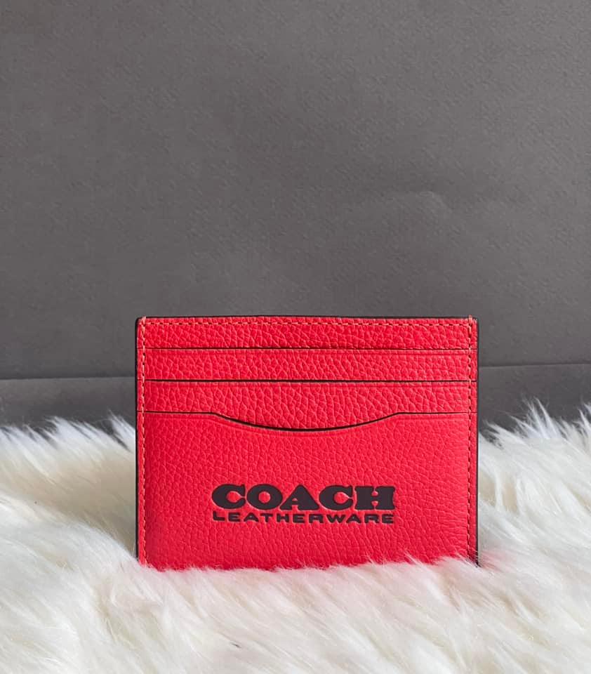 Coach Flat Card Case Leatherware