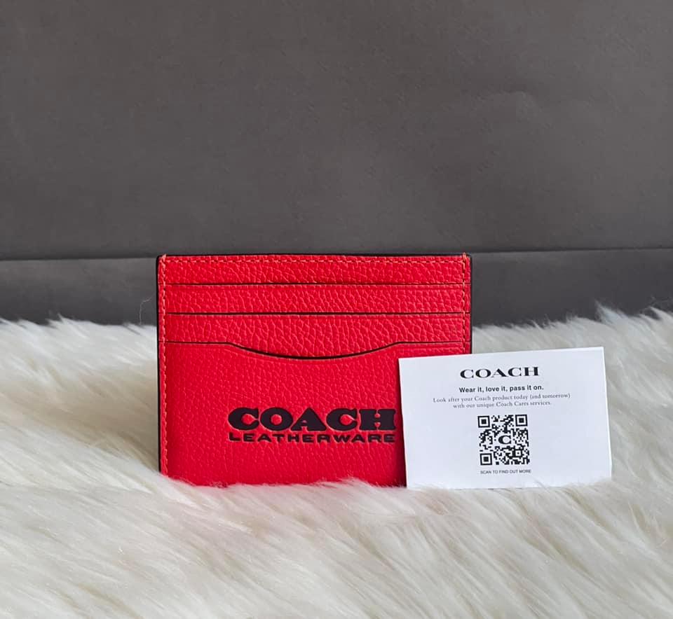 Coach Flat Card Case Leatherware