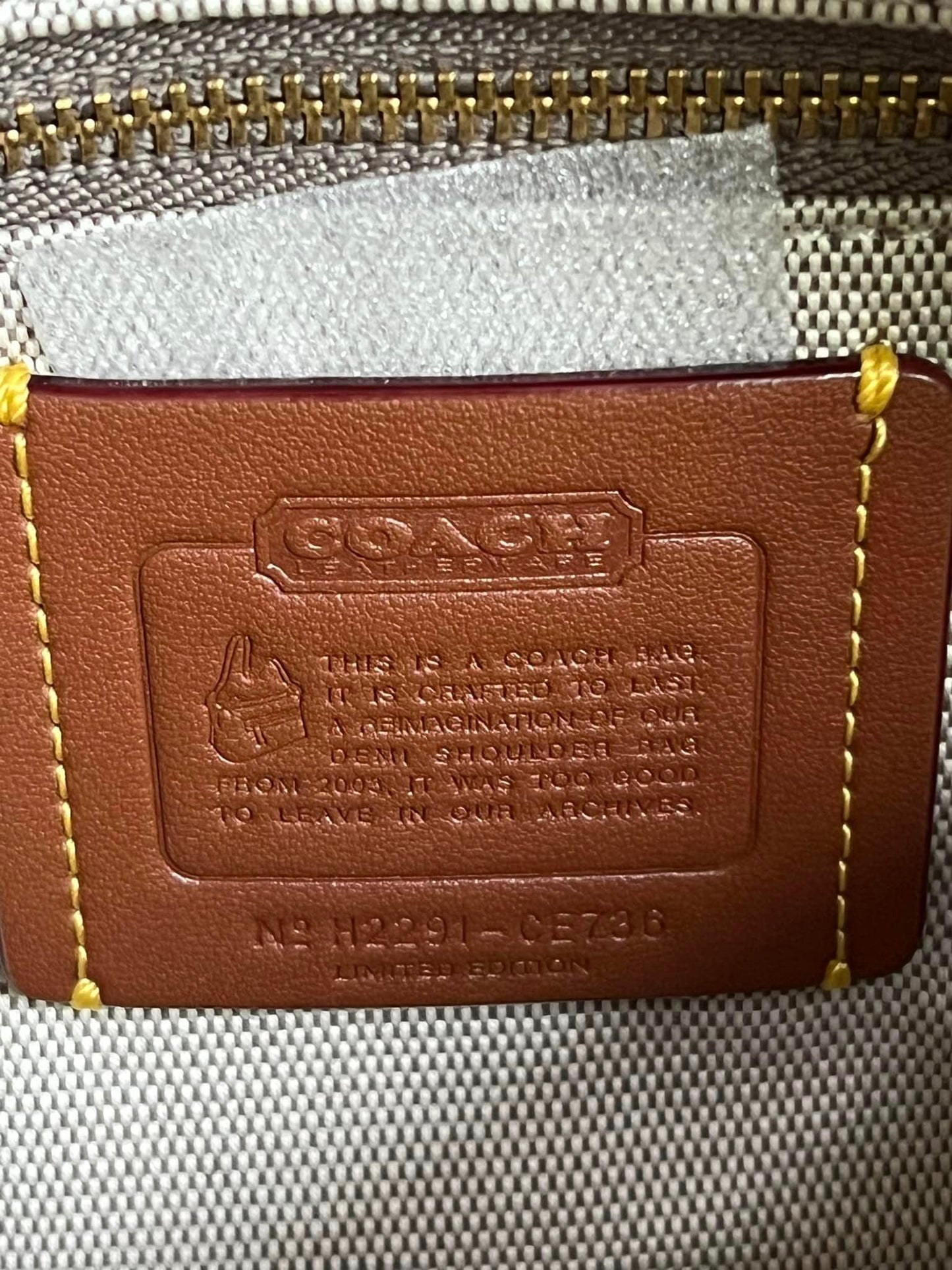 Coach Demi Bag in Signature Jacquard