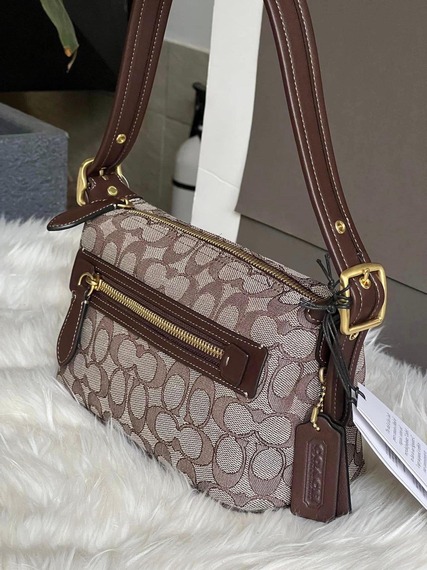 Coach Demi Bag in Signature Jacquard
