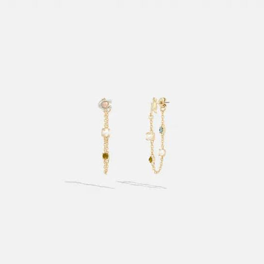 Coach Signature Rexy Mismatch Earrings