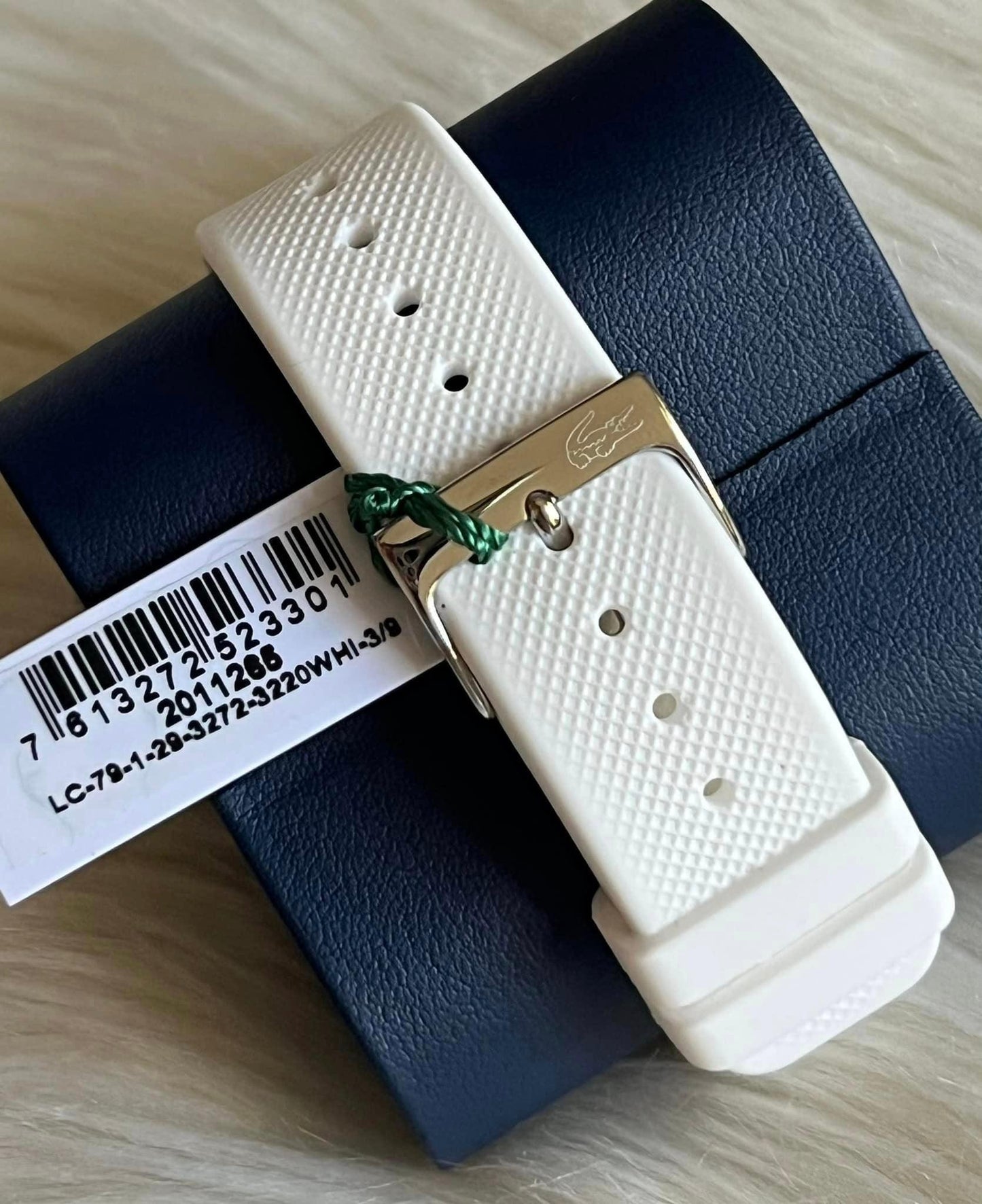 Lacoste Netflix Sex Education 3 Hands White Silicone Watch