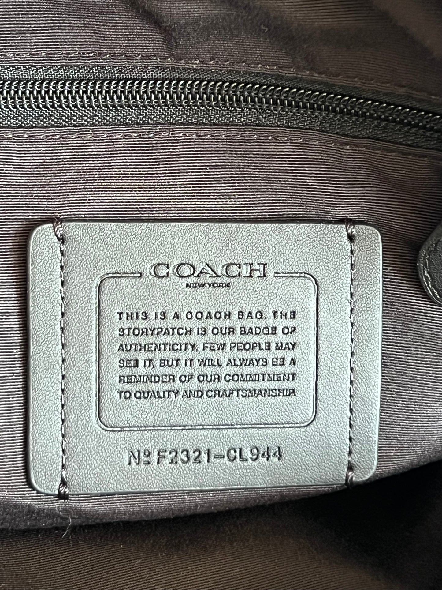 Coach Track Pack