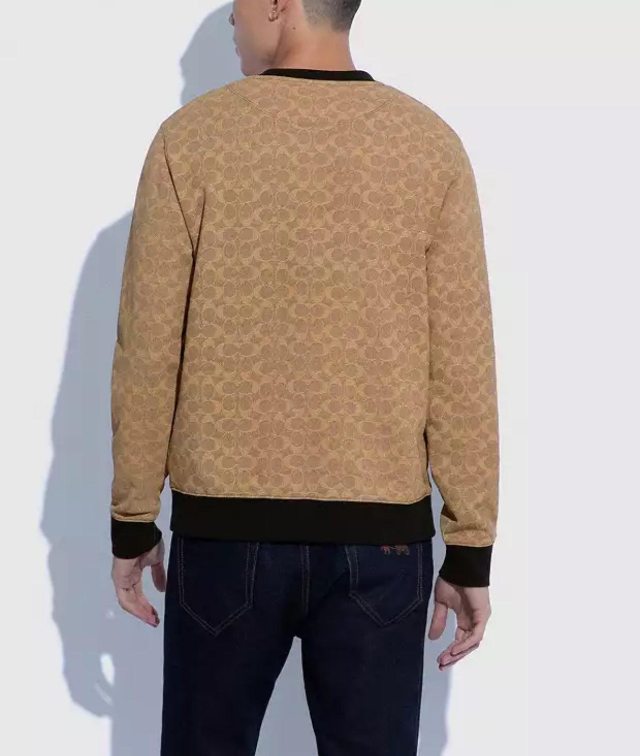Coach Essential Crewneck In Signature