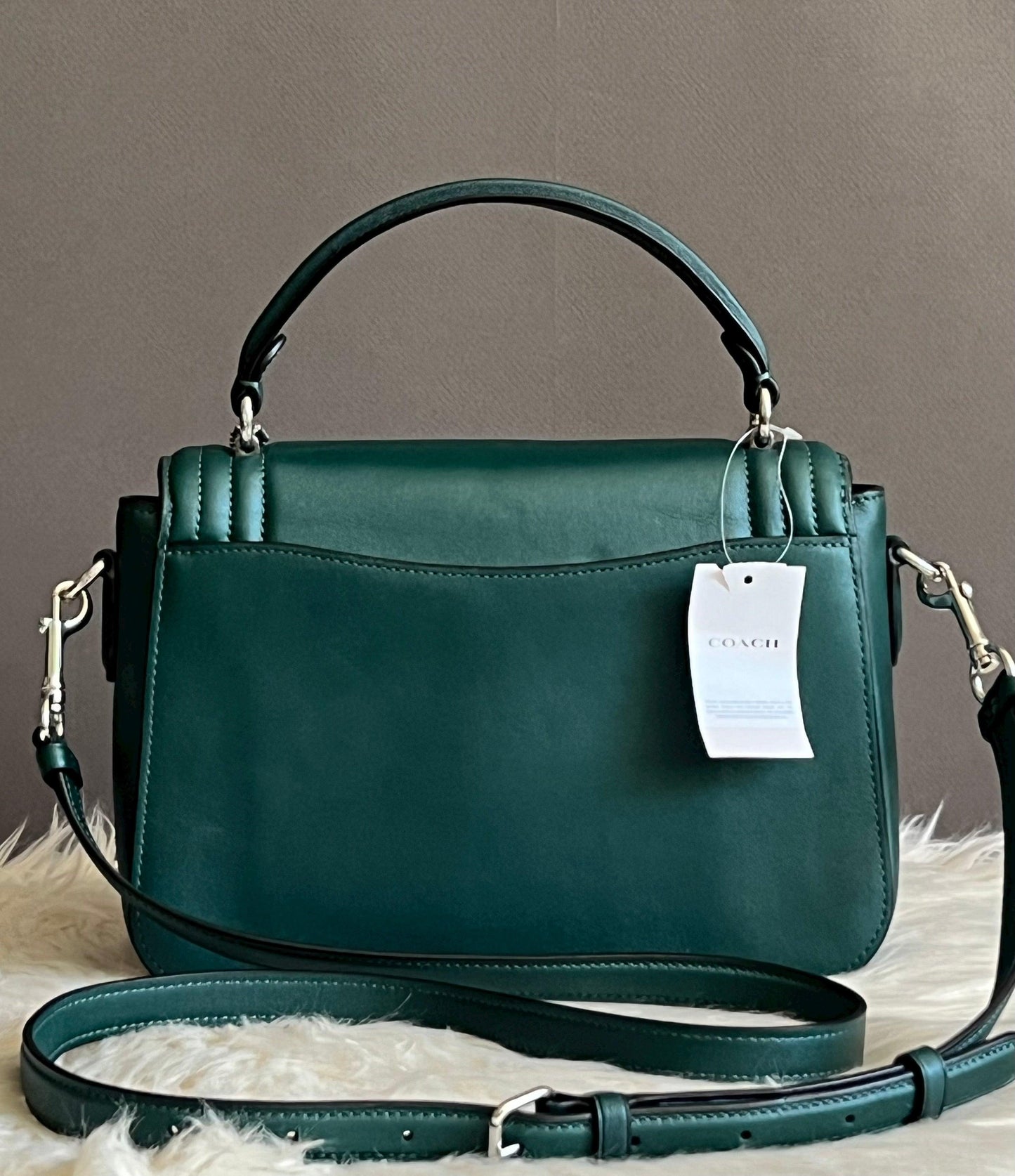 Coach Marlie Top Handle Satchel with Border Quilting