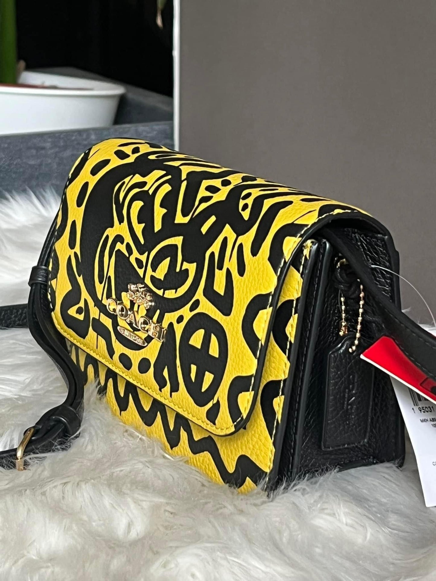 Coach Disney Mickey Mouse X Keith Haring Mini Brynn Crossbody