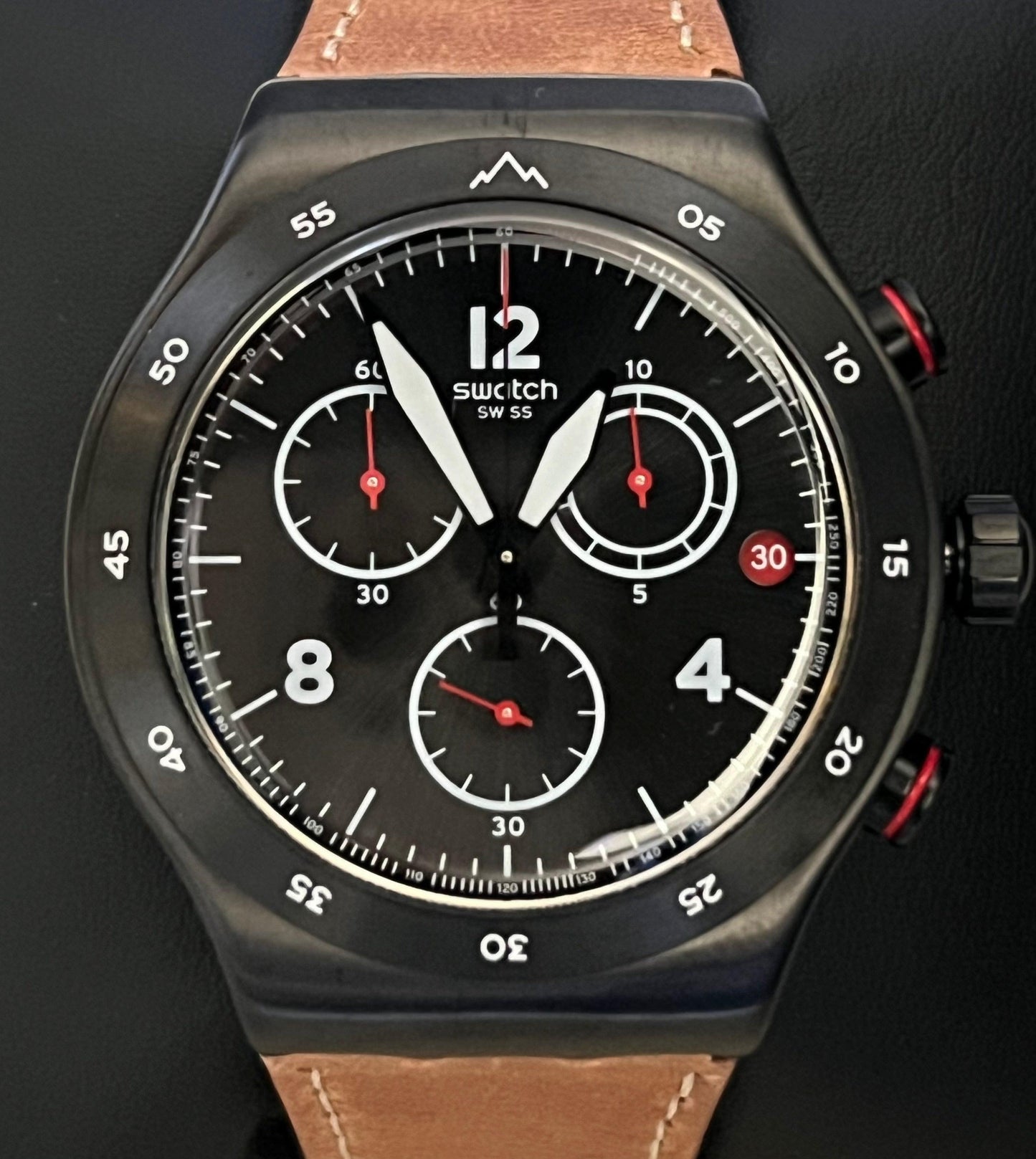 Swatch The Journey is the Reward Irony Chrono Watch