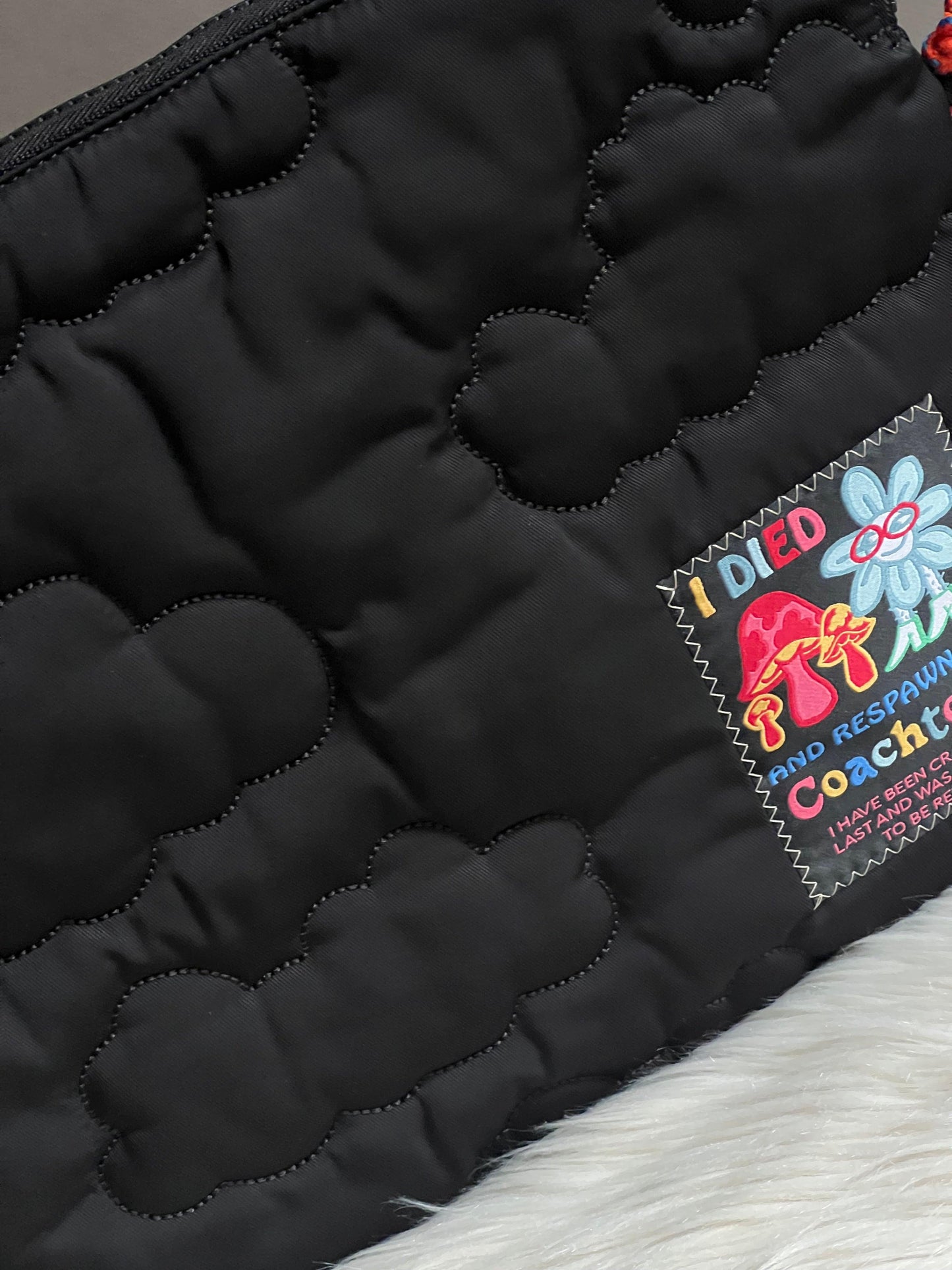 Coach Coachtopia Loop Quilted Cloud Laptop Sleeve