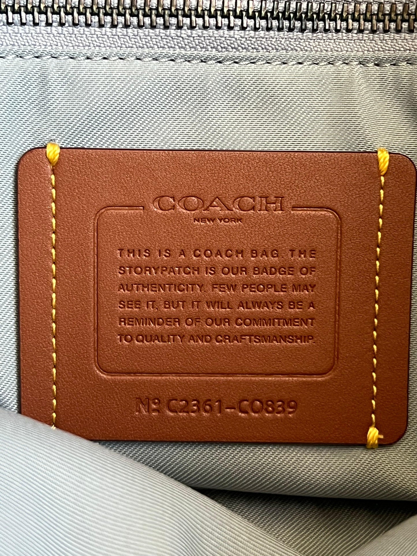Coach Hall Tote 33