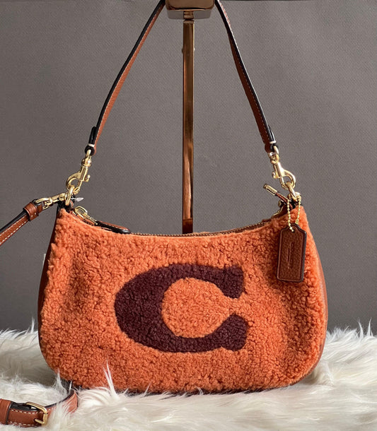 Coach Teri Shoulder Bag with Coach Motif