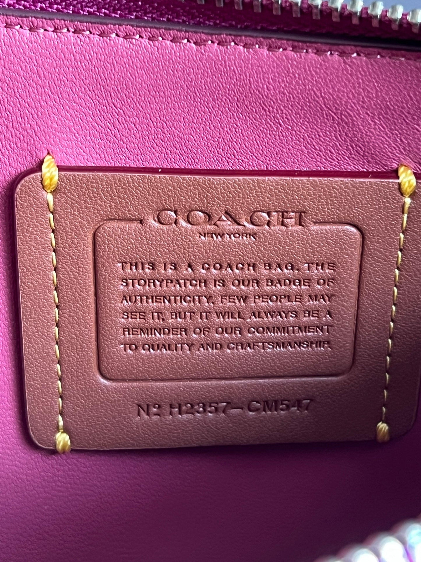Coach Penn Shoulder Bag with Sequins