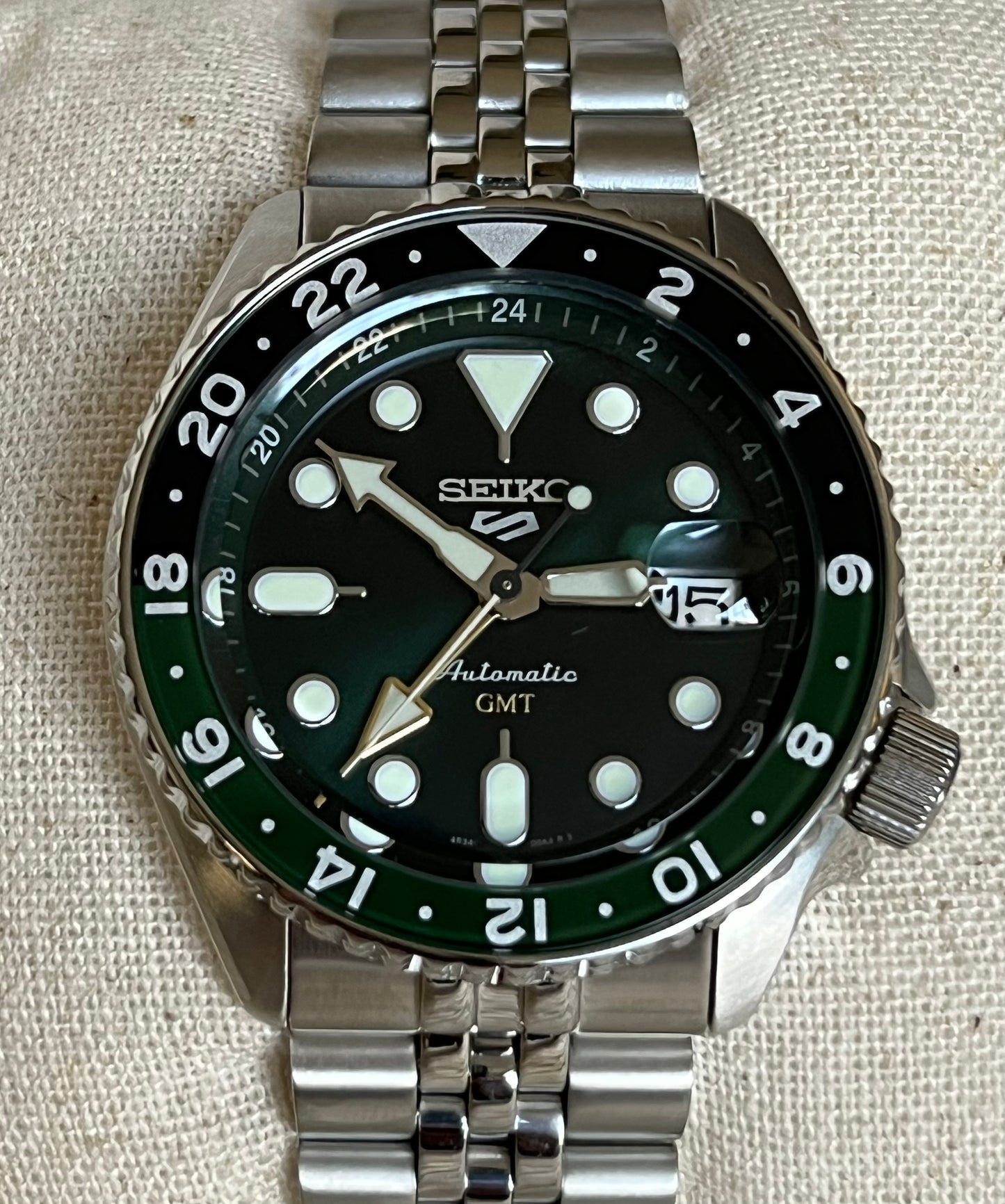 Seiko Men’s 5 Sports Automatic GMT Watch