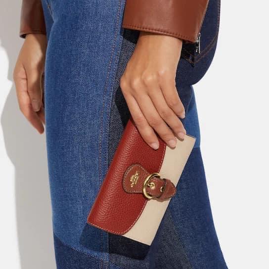 Coach Kleo Wallet in Colorblock