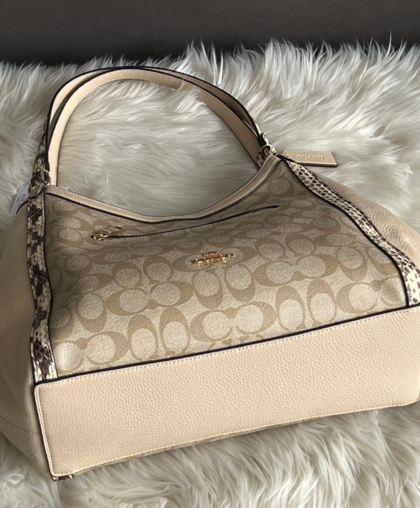 Coach Kristy Shoulder Bag in Colorblock Signature Canvas