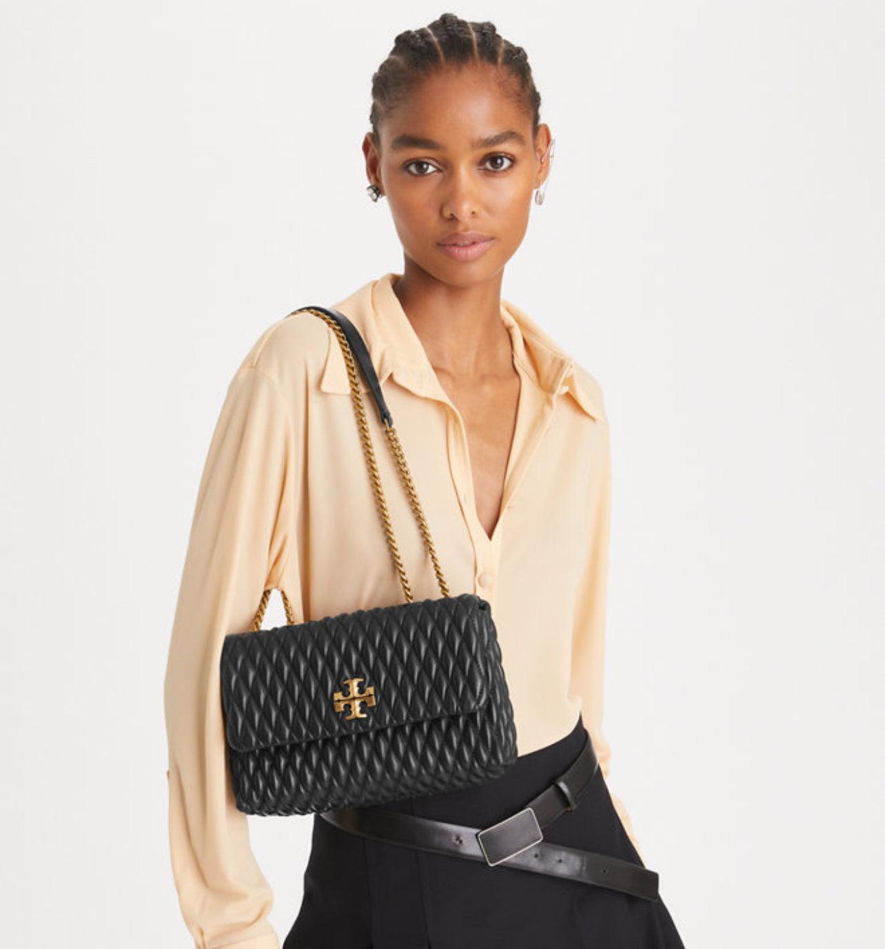 Tory Burch Kira Ruched Small Convertible Shoulder Bag