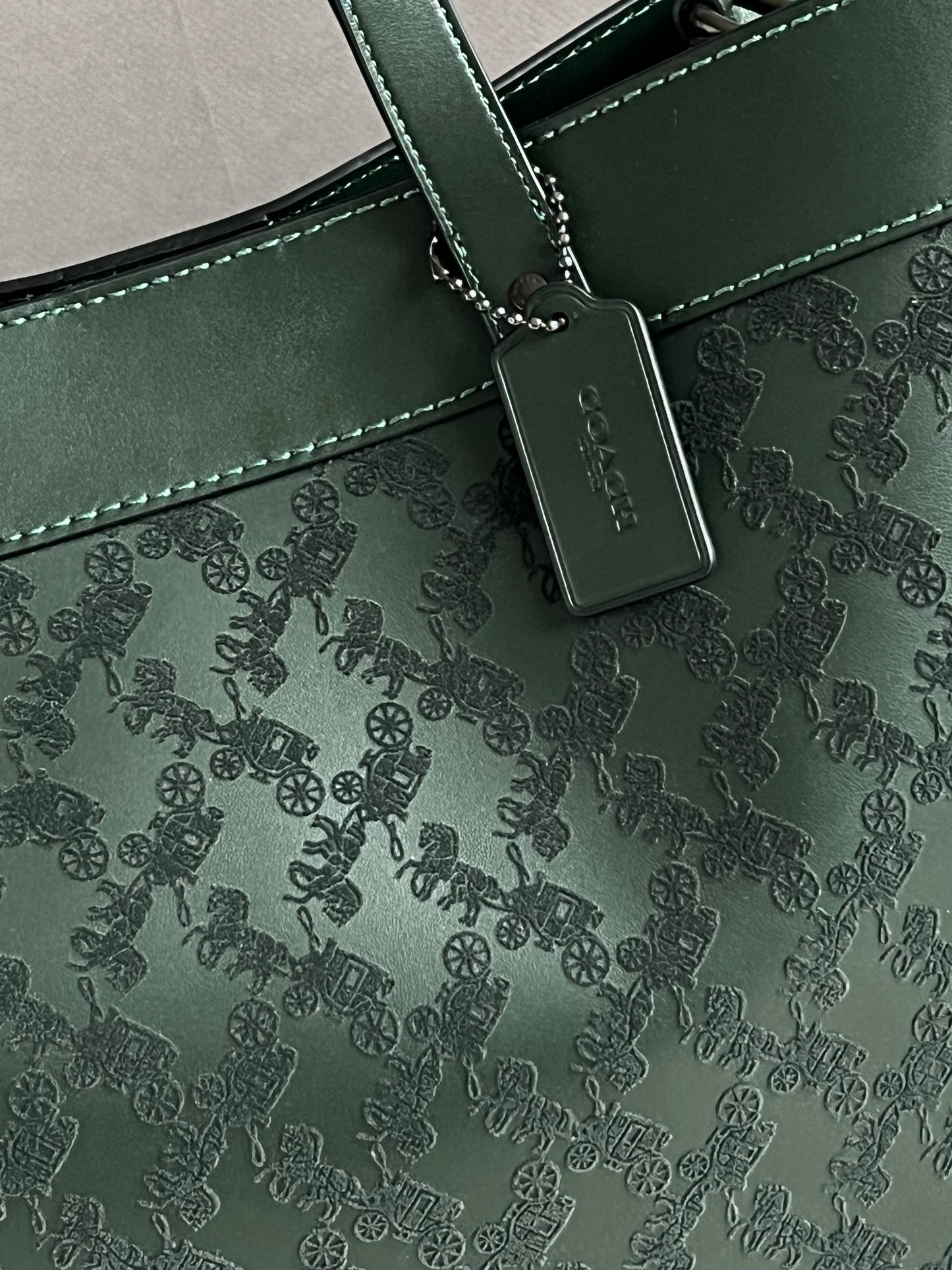 Coach Field Tote 40 with Horse and Carriage