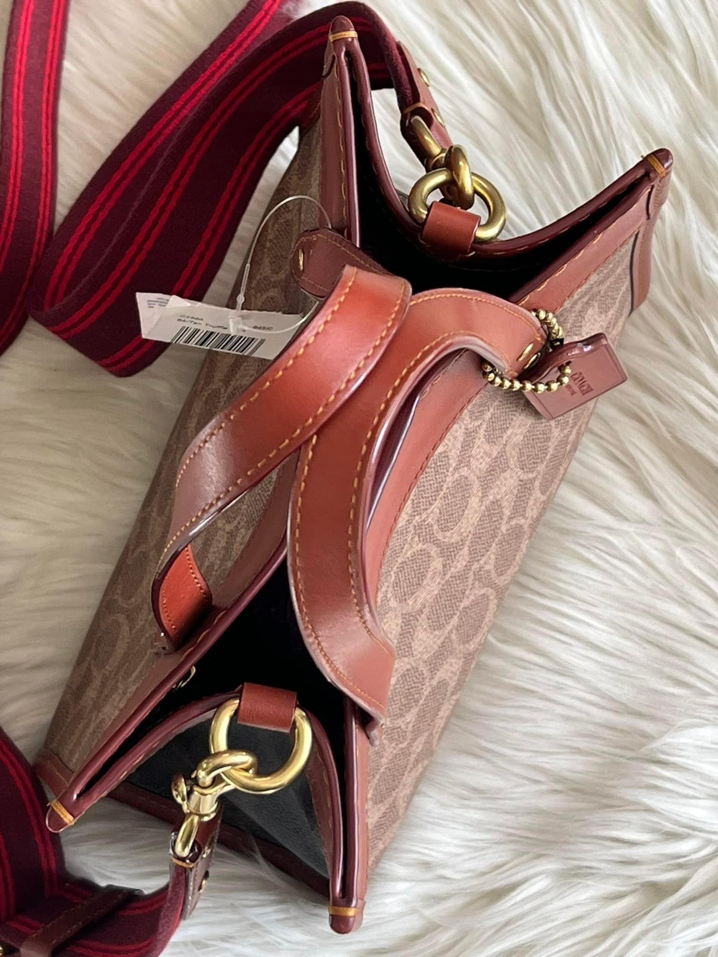 Coach Field Tote 22 in Signature Canvas with Horse and Carriage Print - “AS IS”