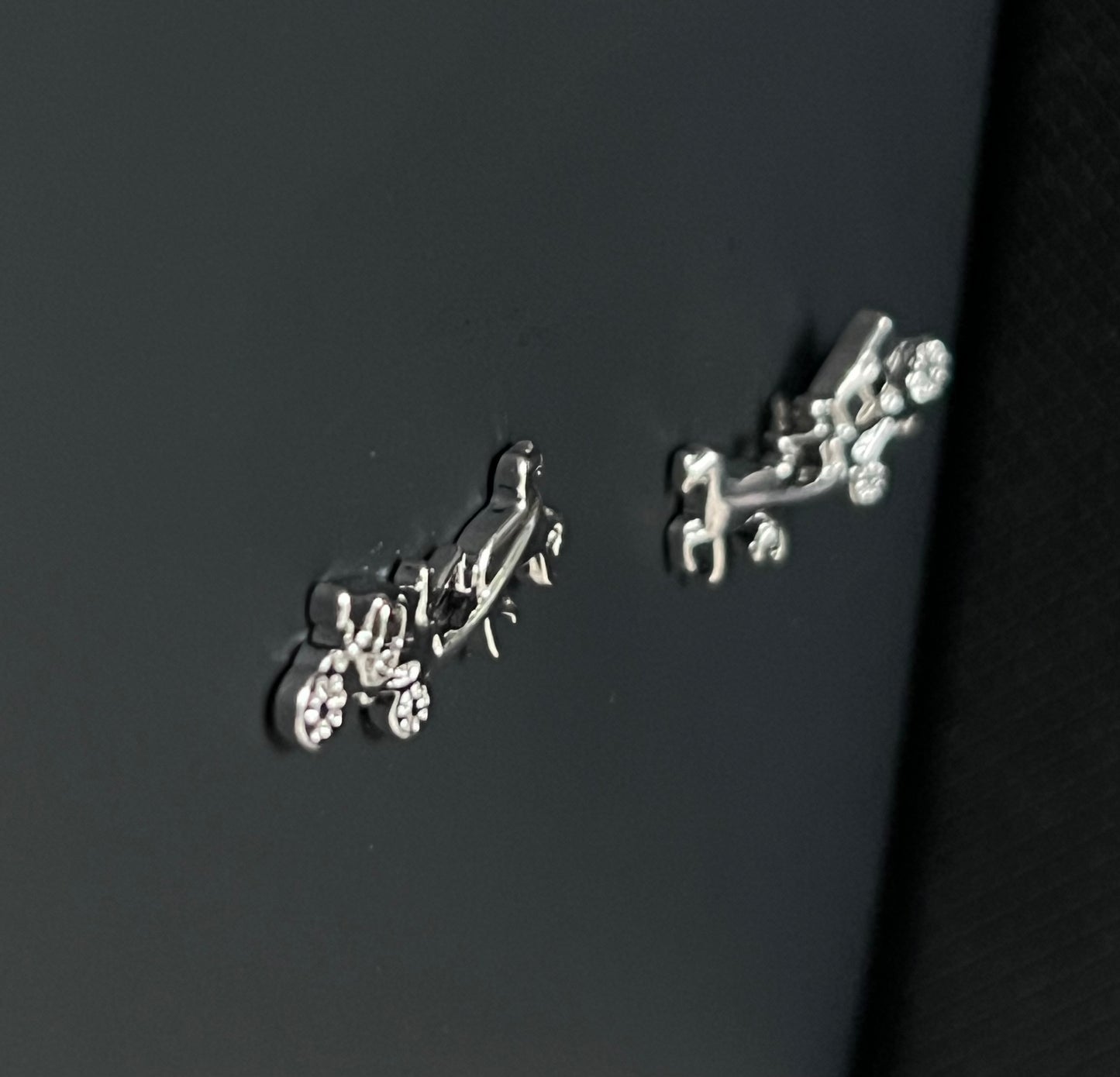 Coach Horse and Carriage Earrings