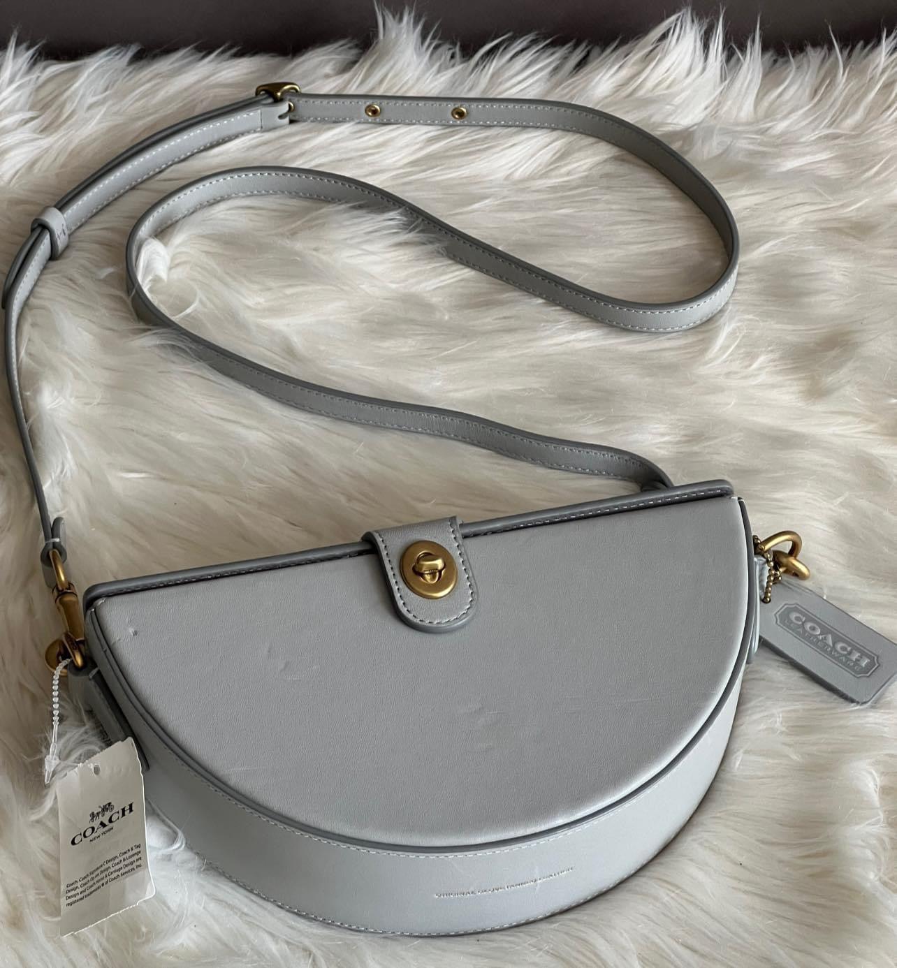 Coach City Blocks Semi Circle Bag