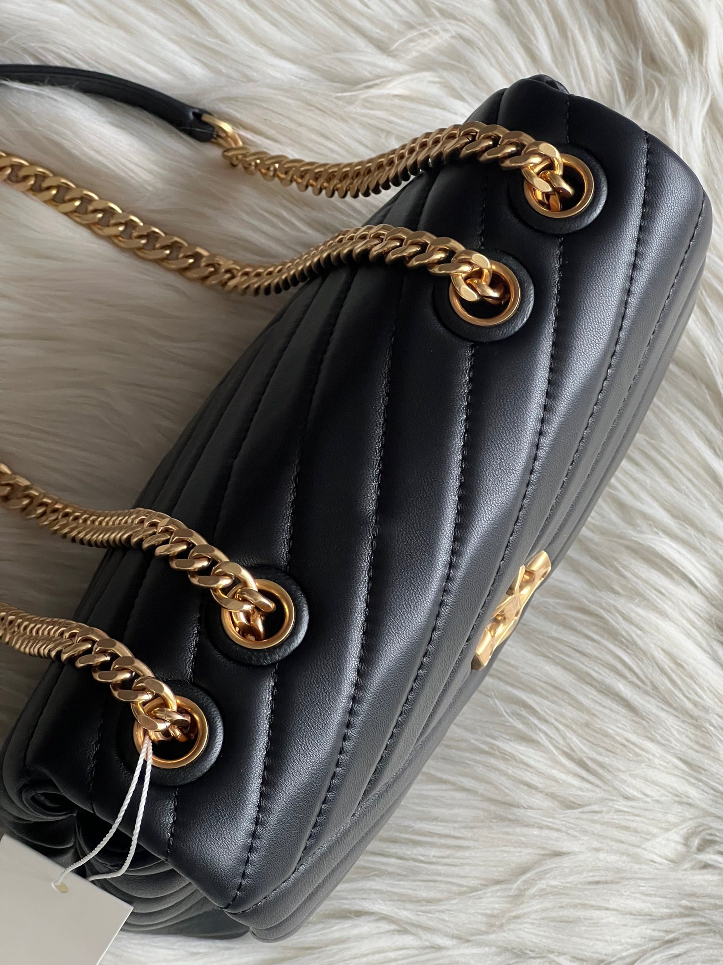 Tory Burch Small Kira Chevron Pleated Convertible Shoulder Bag