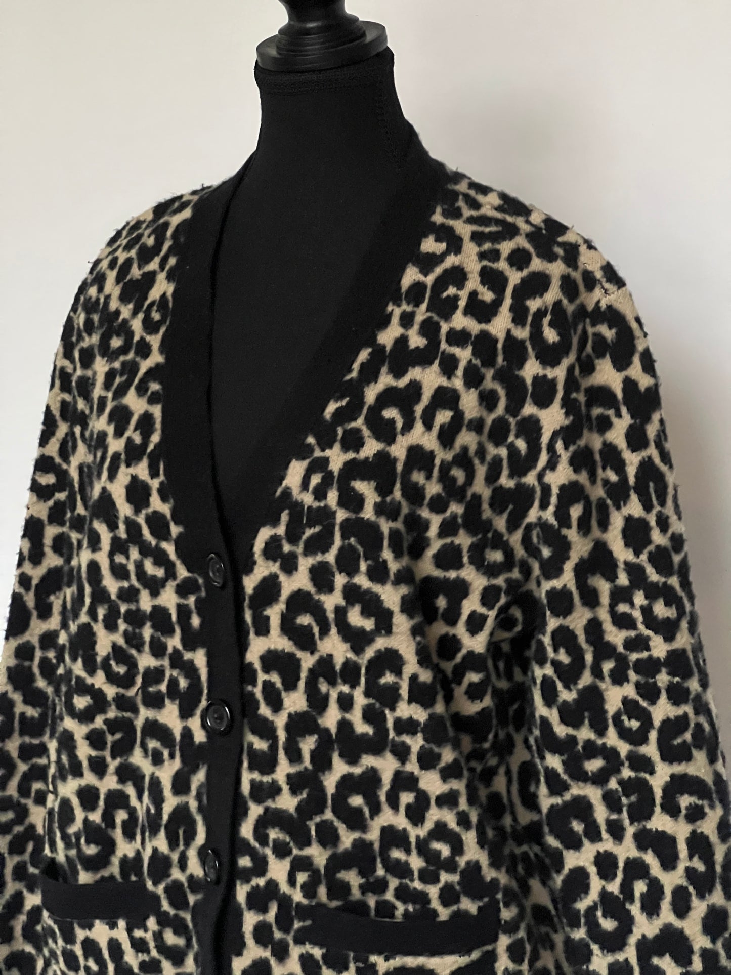 Coach Leopard Cardigan