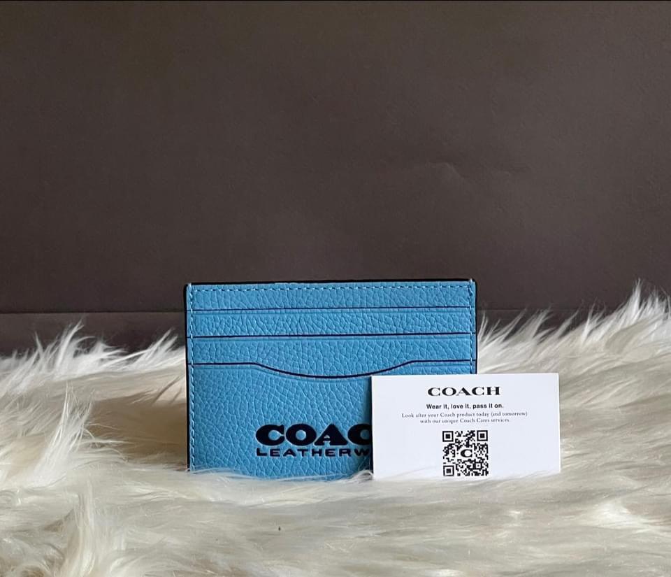 Coach Flat Card Case Leatherware