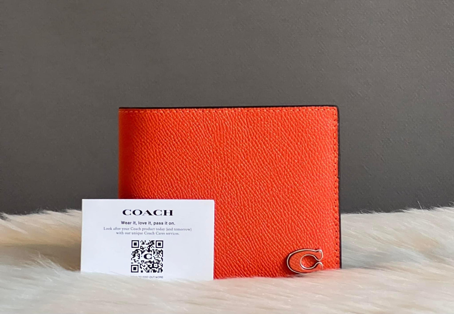 Coach Men’s 3-in-1 Wallet with Signature Canvas Interior